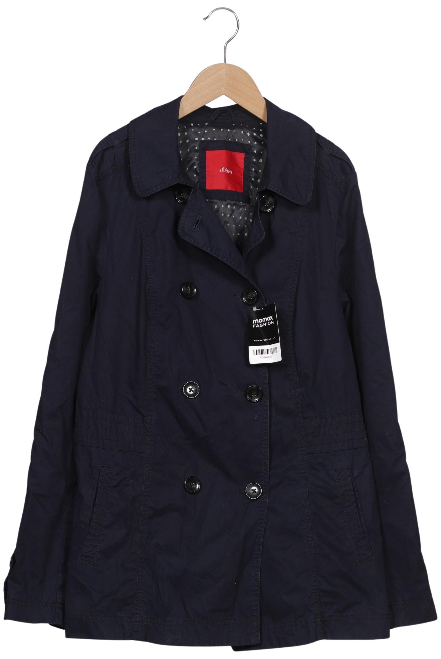

s.Oliver Damen Mantel, marineblau, Gr. 40