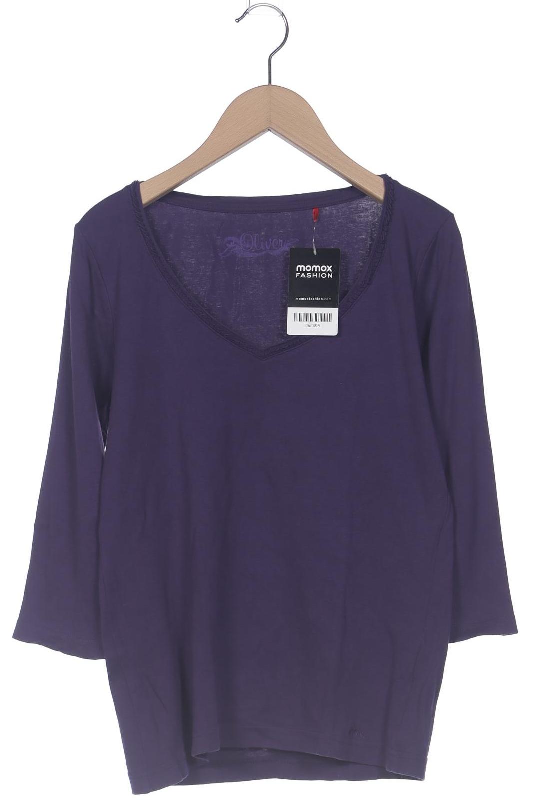 

s.Oliver Damen Langarmshirt, flieder, Gr. 38