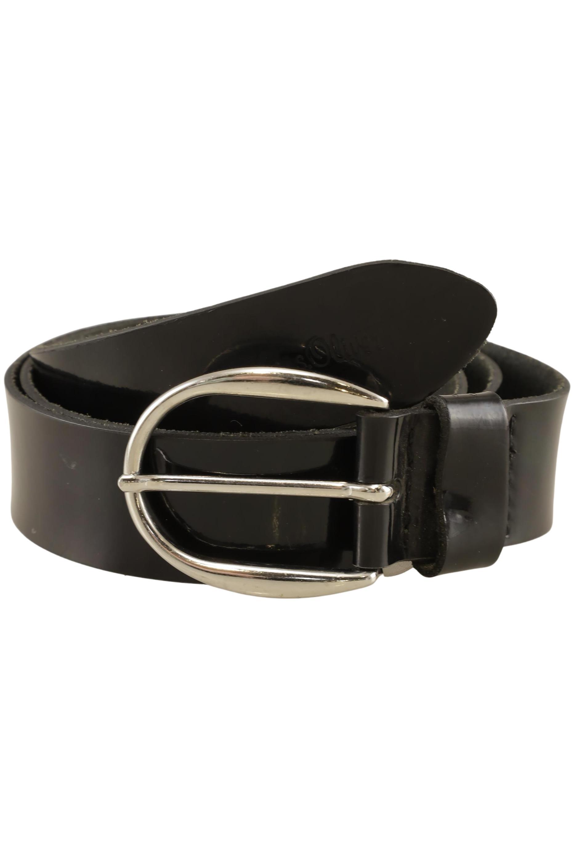 

s.Oliver Damen Gürtel, schwarz, Gr. 100