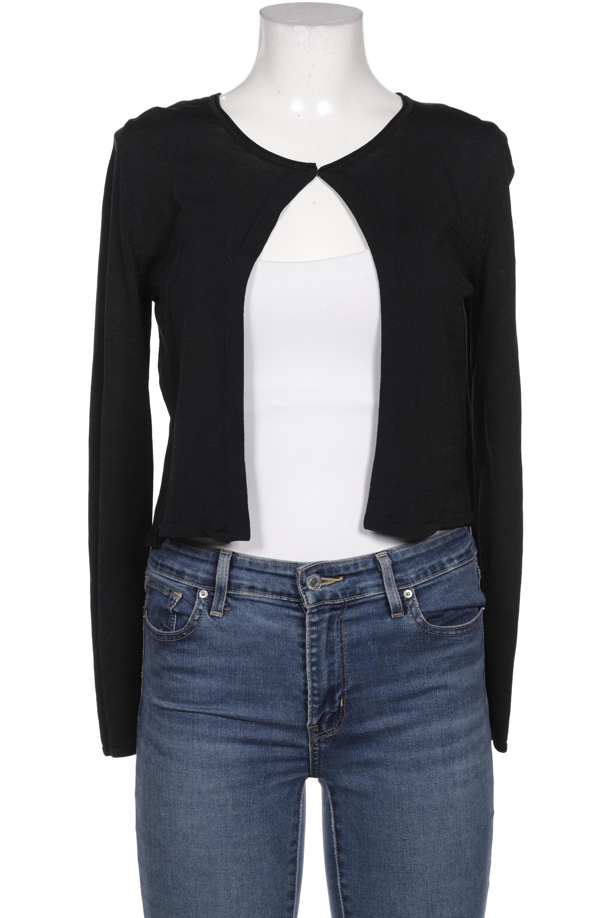 

s.Oliver Damen Strickjacke, schwarz, Gr. 38
