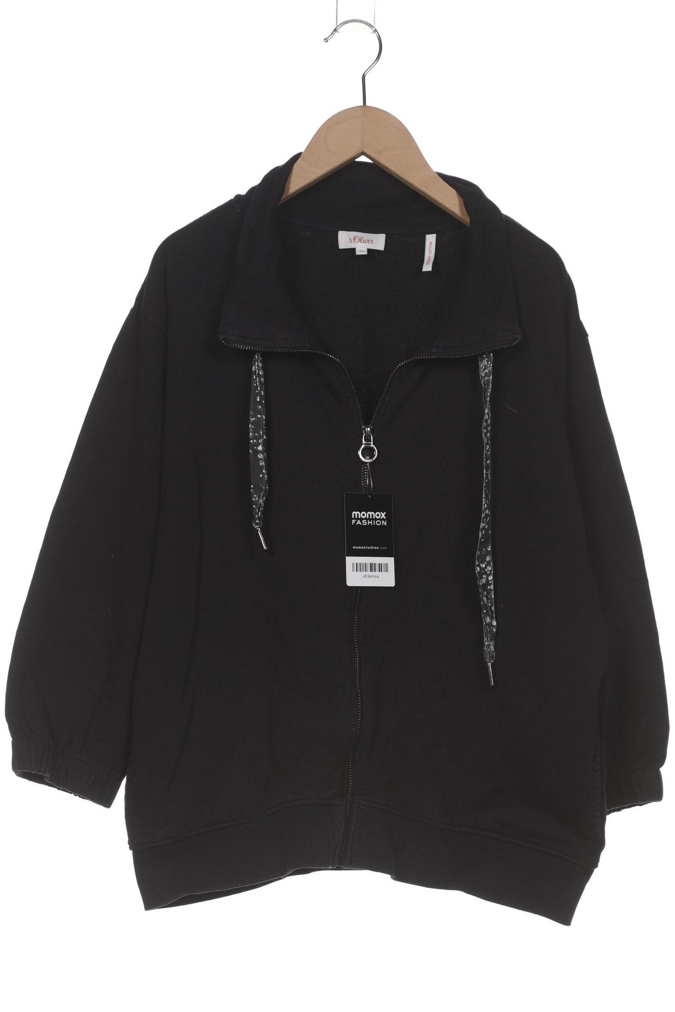 

s.Oliver Damen Sweatshirt, schwarz, Gr. 40