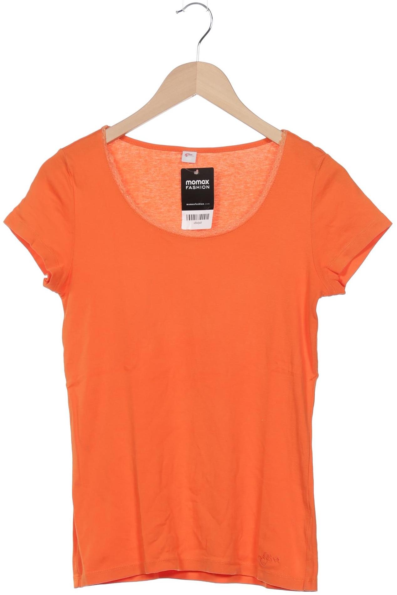 

s.Oliver Damen T-Shirt, orange, Gr. 38