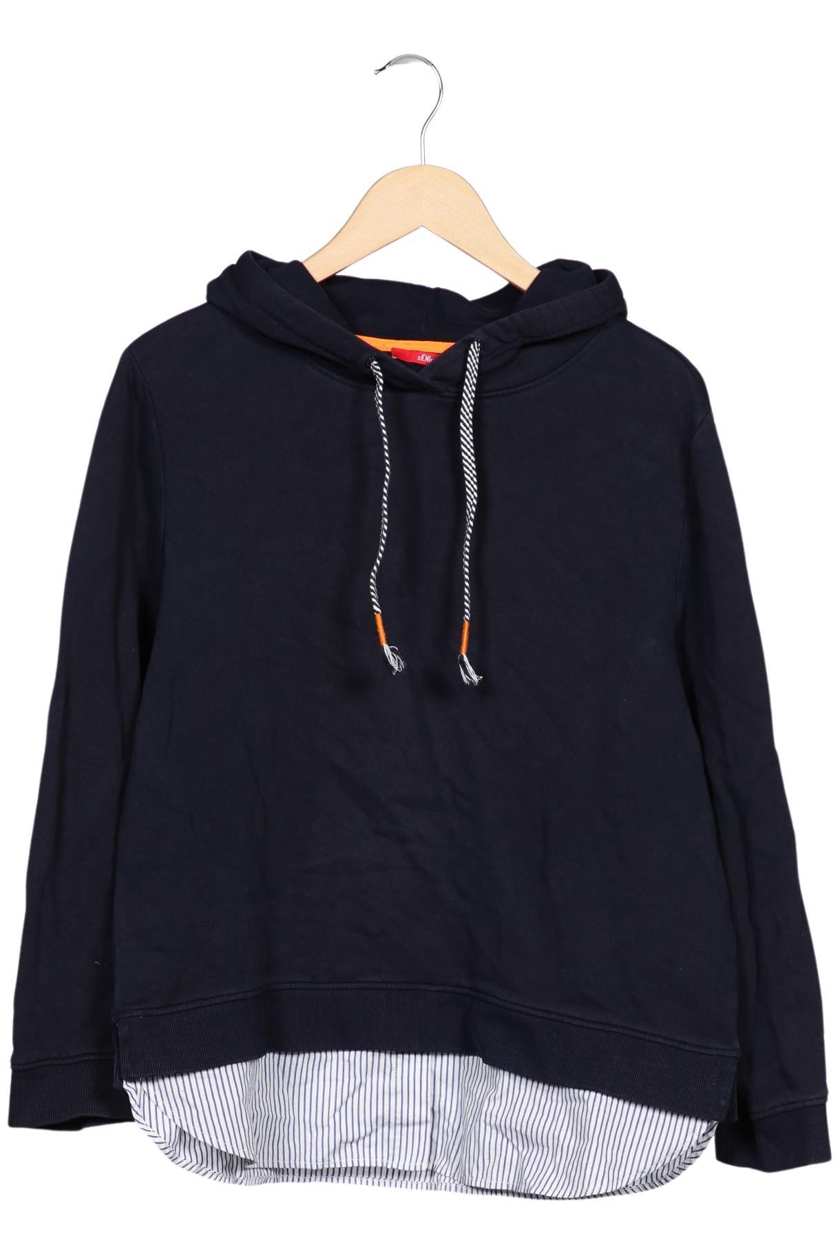 

s.Oliver Damen Kapuzenpullover, marineblau, Gr. 42