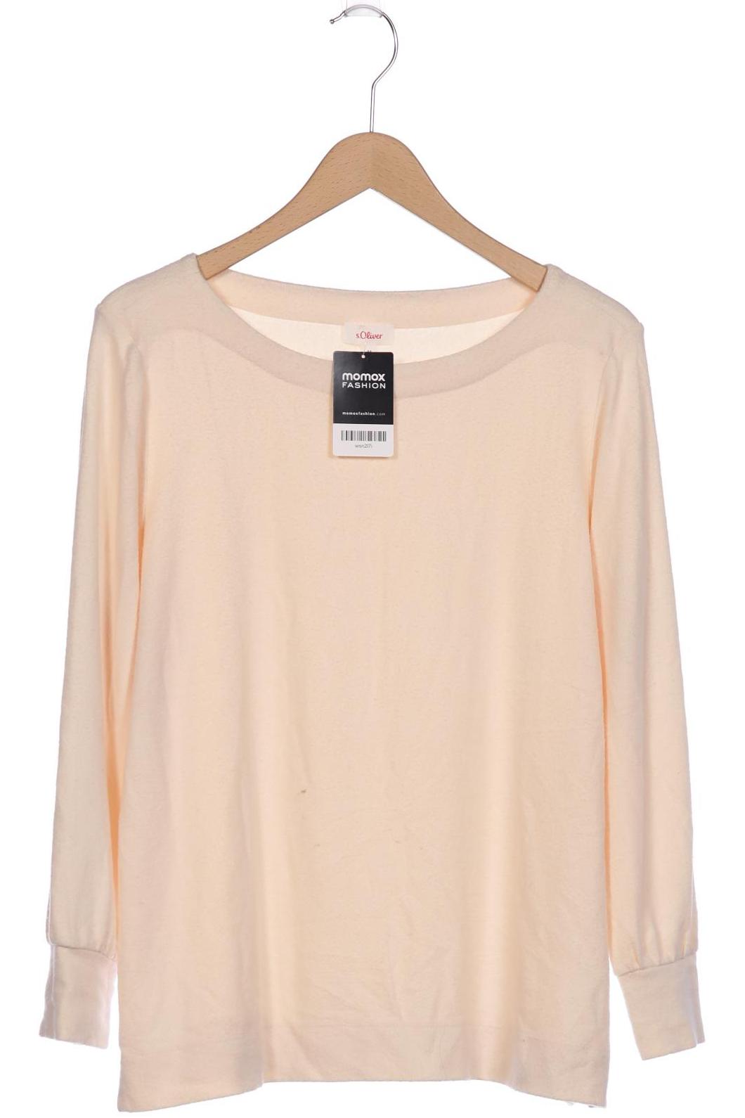 

s.Oliver Damen Pullover, cremeweiß