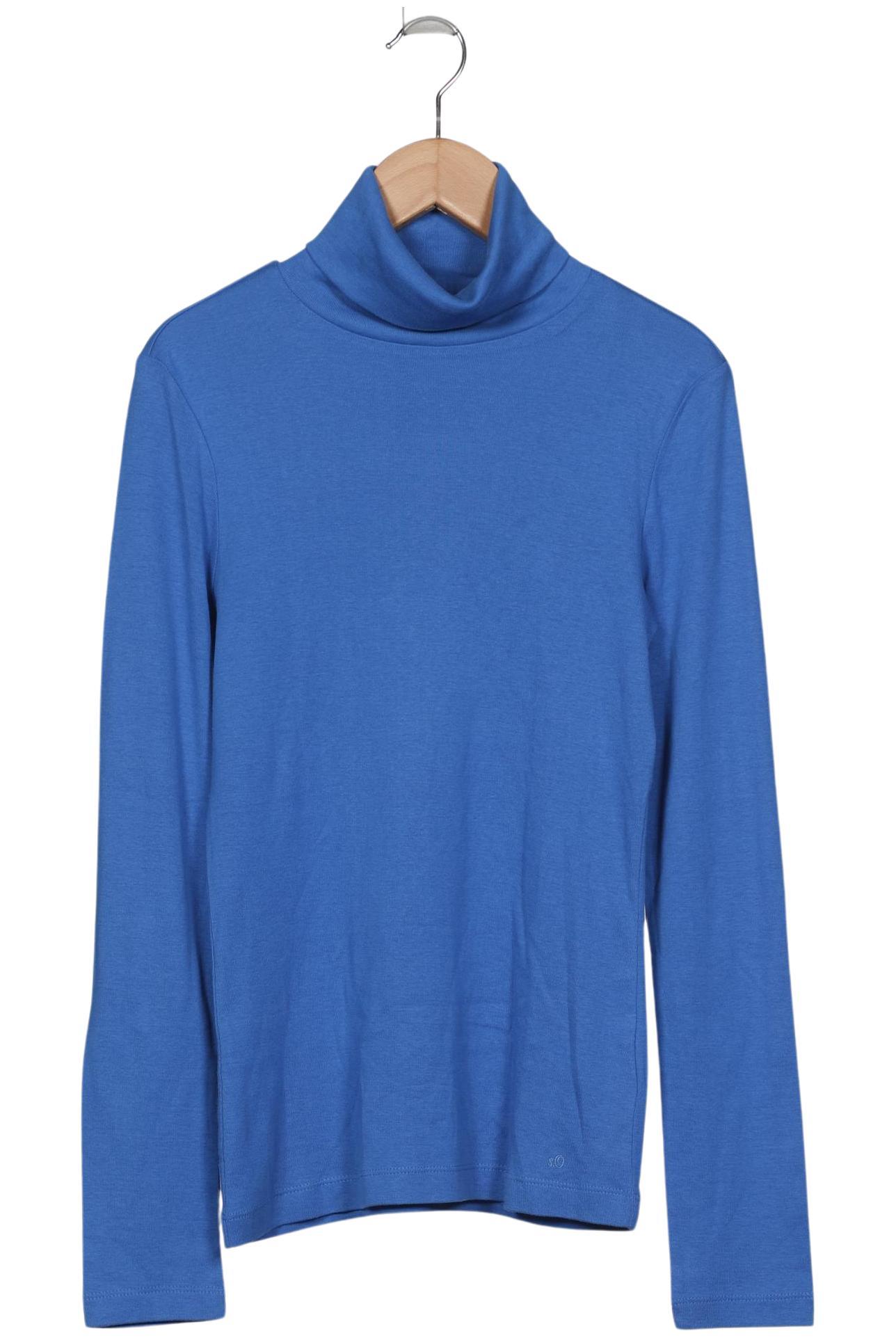 

s.Oliver Damen Langarmshirt, blau, Gr. 36