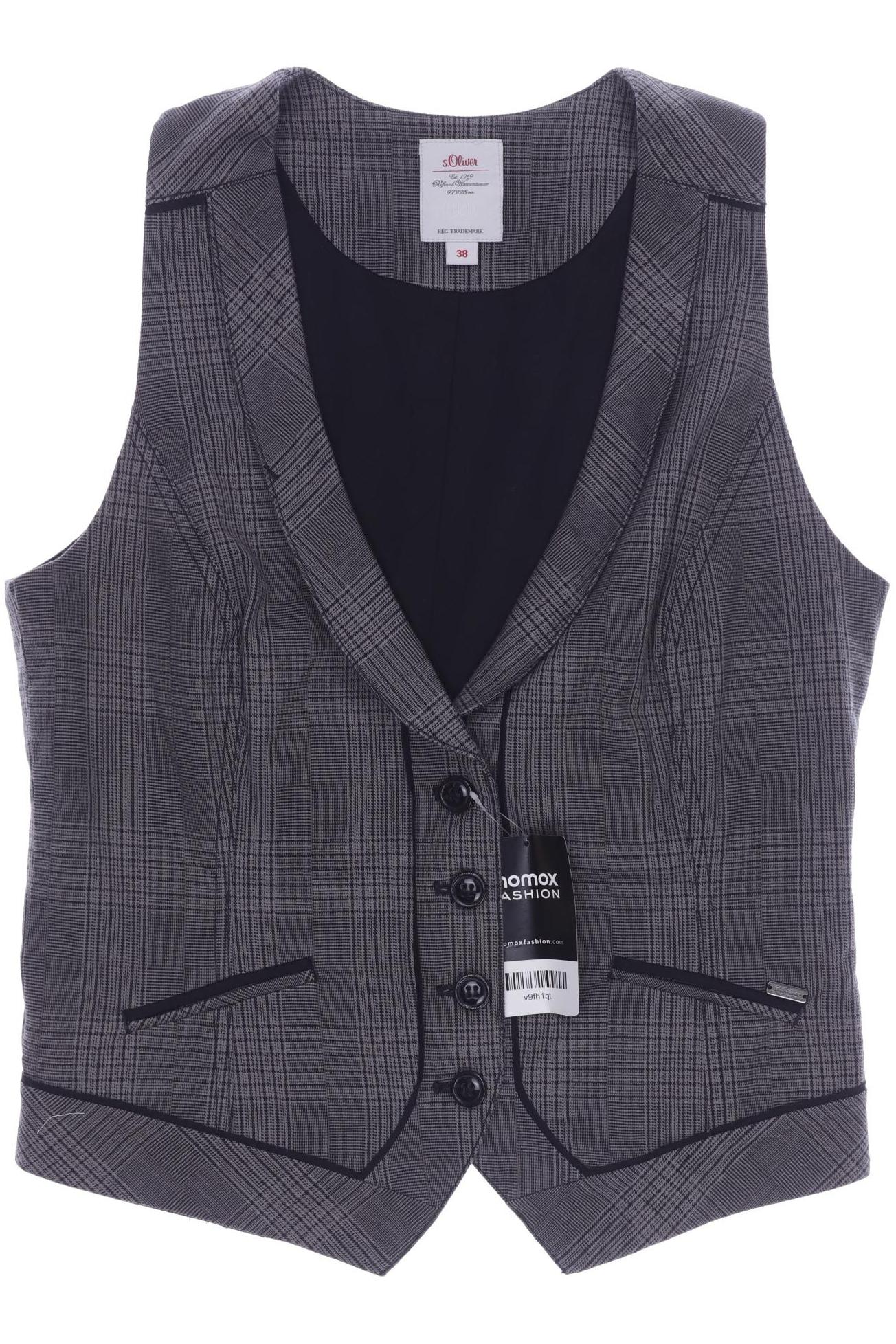

s.Oliver Damen Weste, grau, Gr. 38