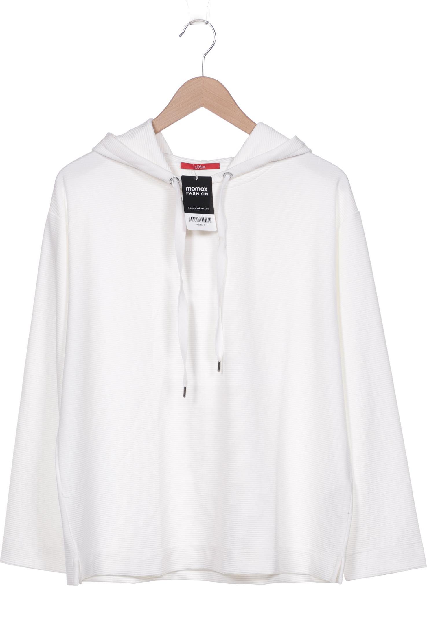 

s.Oliver Damen Kapuzenpullover, weiß