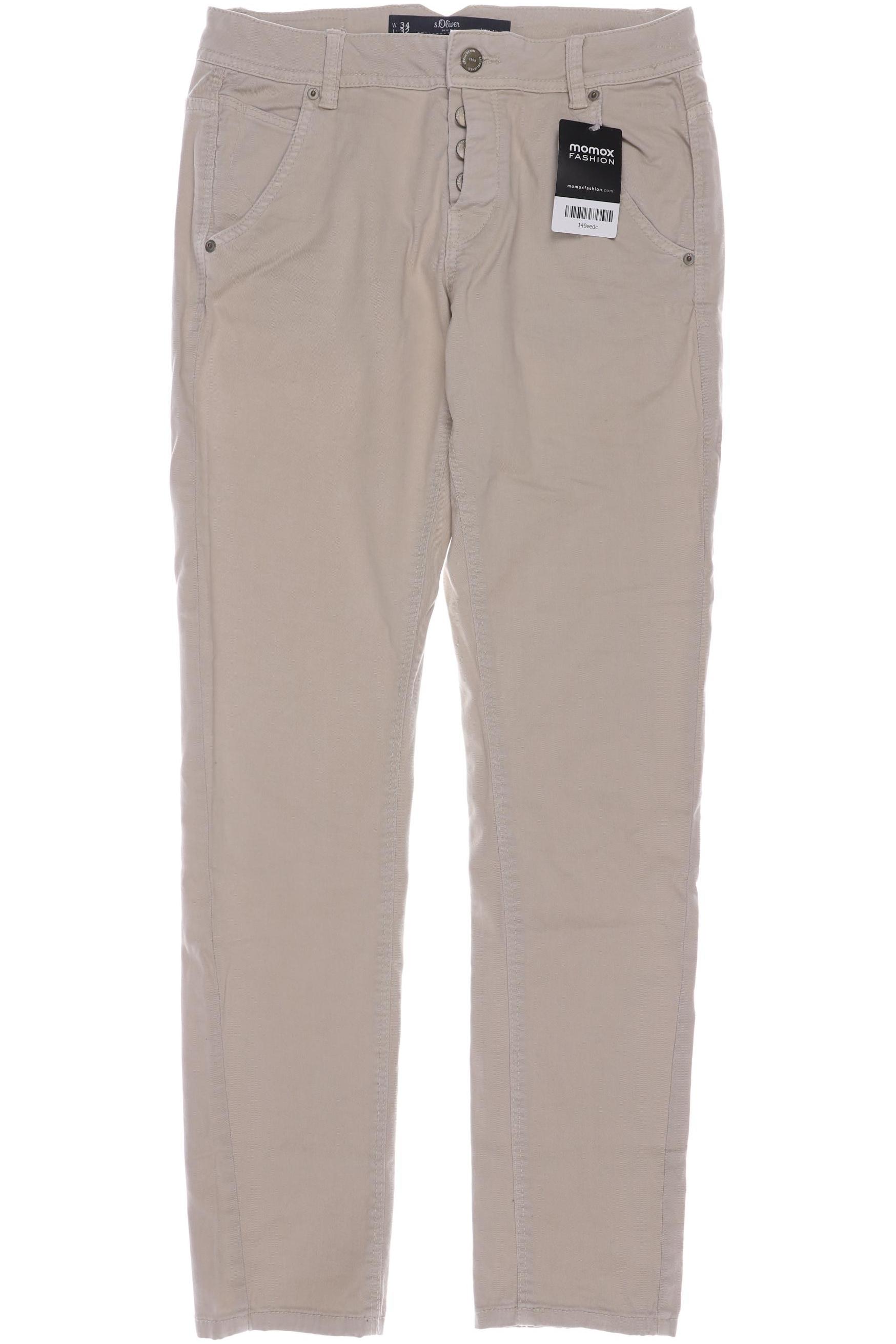 

s.Oliver Damen Jeans, beige