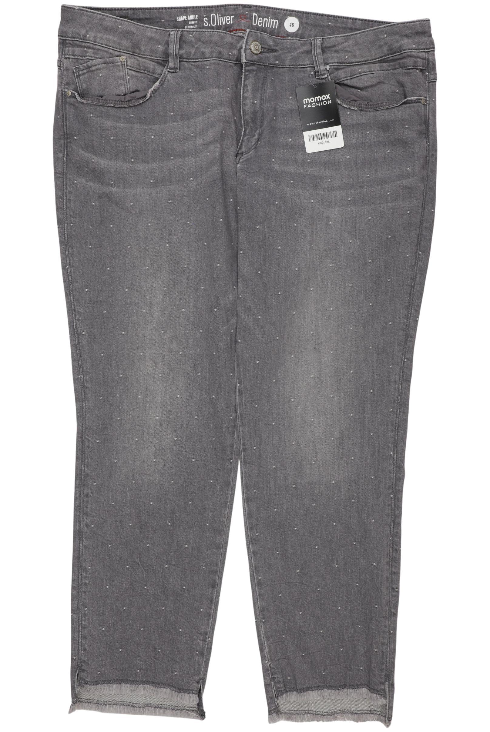 

s.Oliver Damen Jeans, grau, Gr. 46