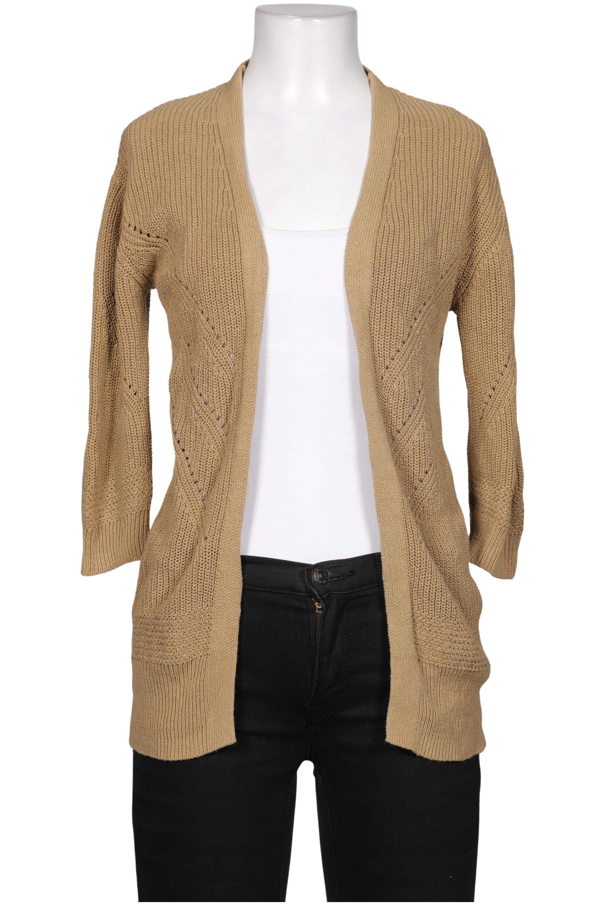 

s.Oliver Damen Strickjacke, beige, Gr. 34
