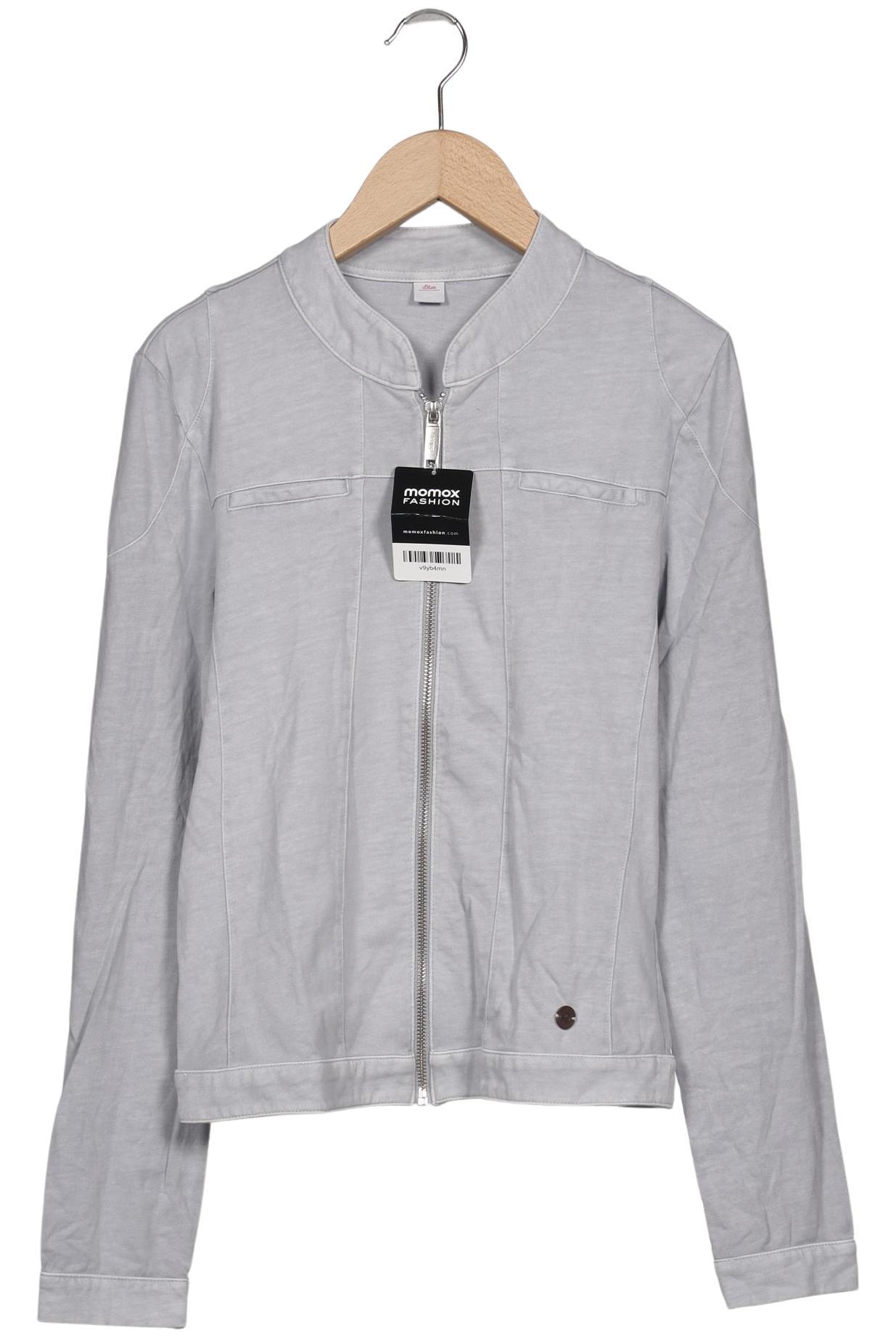 

s.Oliver Damen Strickjacke, grau, Gr. 36