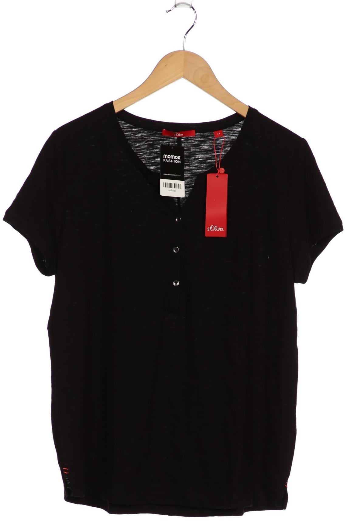

s.Oliver Damen T-Shirt, schwarz, Gr. 44