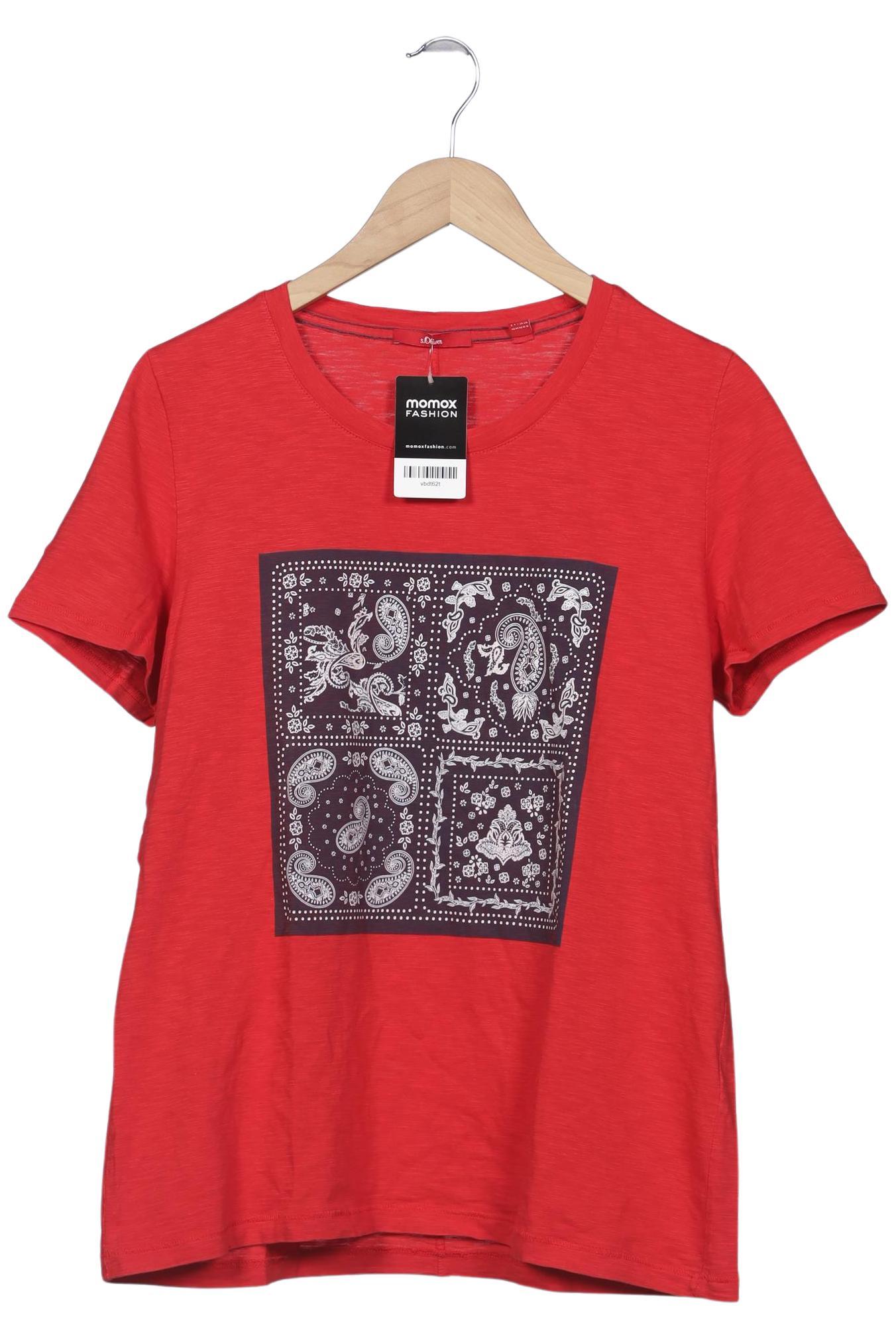 

s.Oliver Damen T-Shirt, rot, Gr. 42