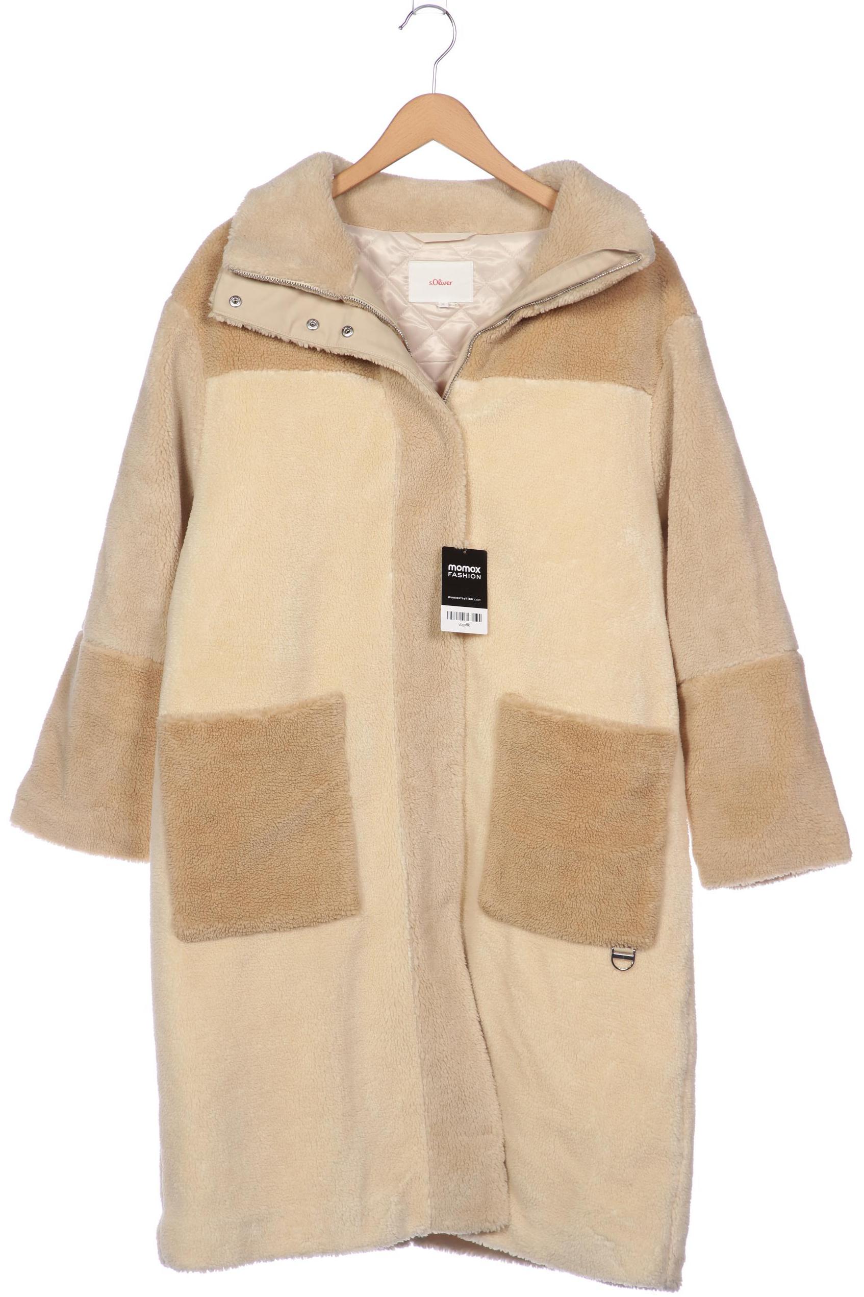

s.Oliver Damen Mantel, beige, Gr. 38