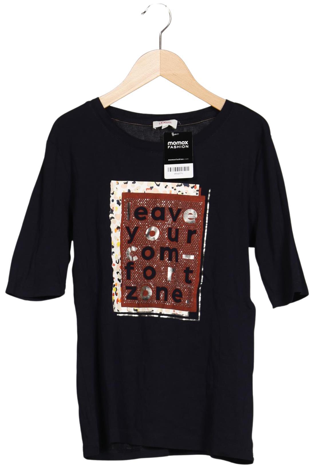 

s.Oliver Damen T-Shirt, marineblau, Gr. 38