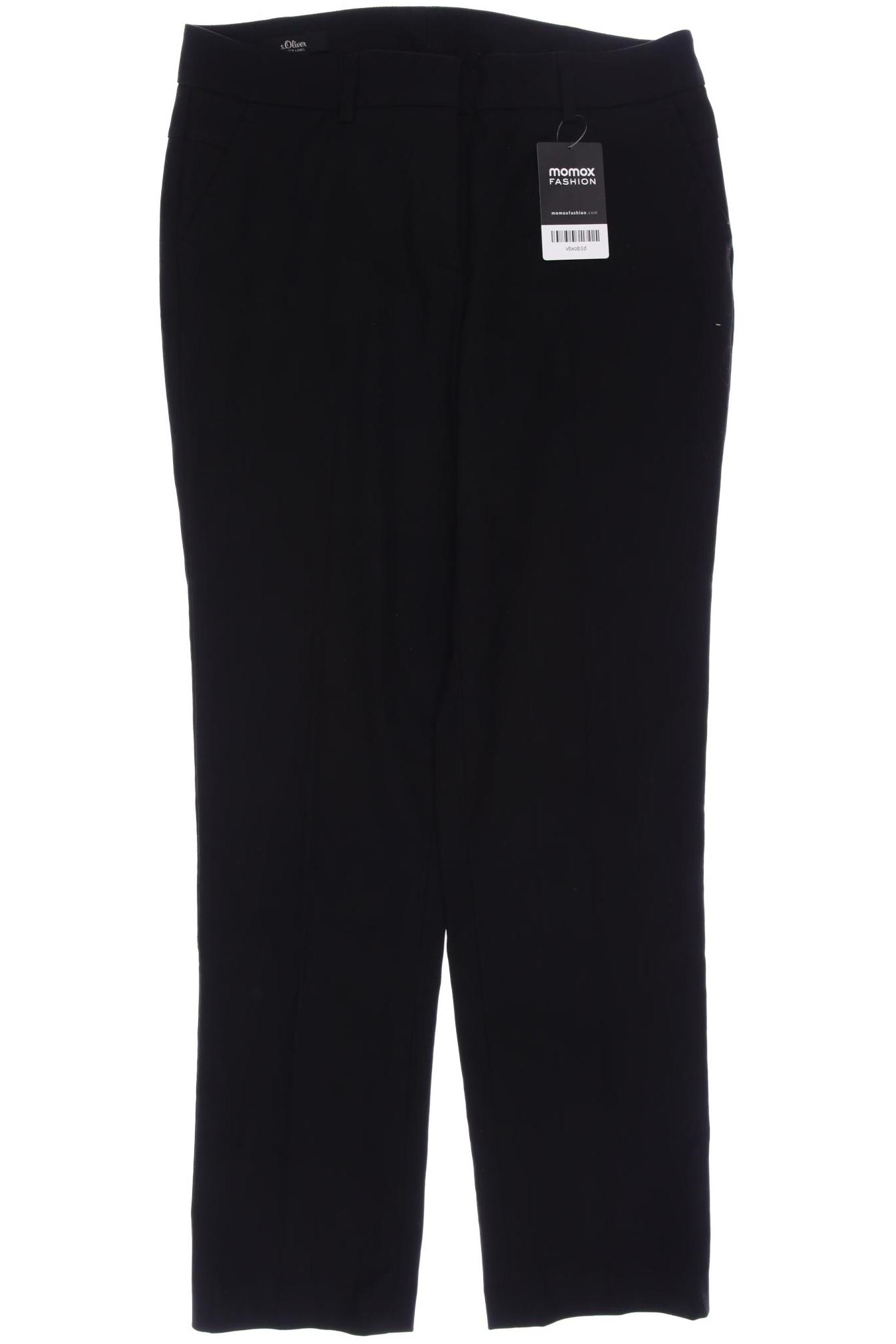 

s.Oliver Damen Stoffhose, schwarz, Gr. 36