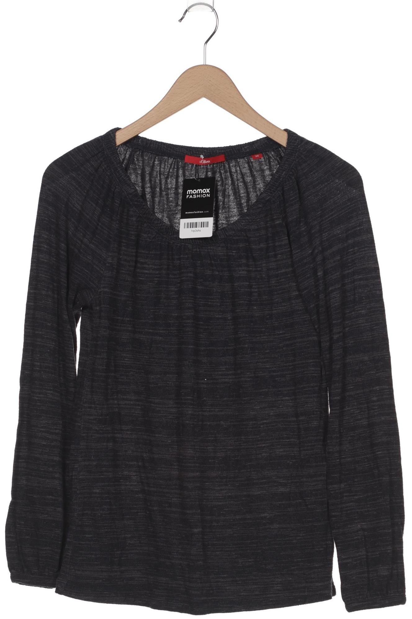 

s.Oliver Damen Langarmshirt, marineblau, Gr. 36