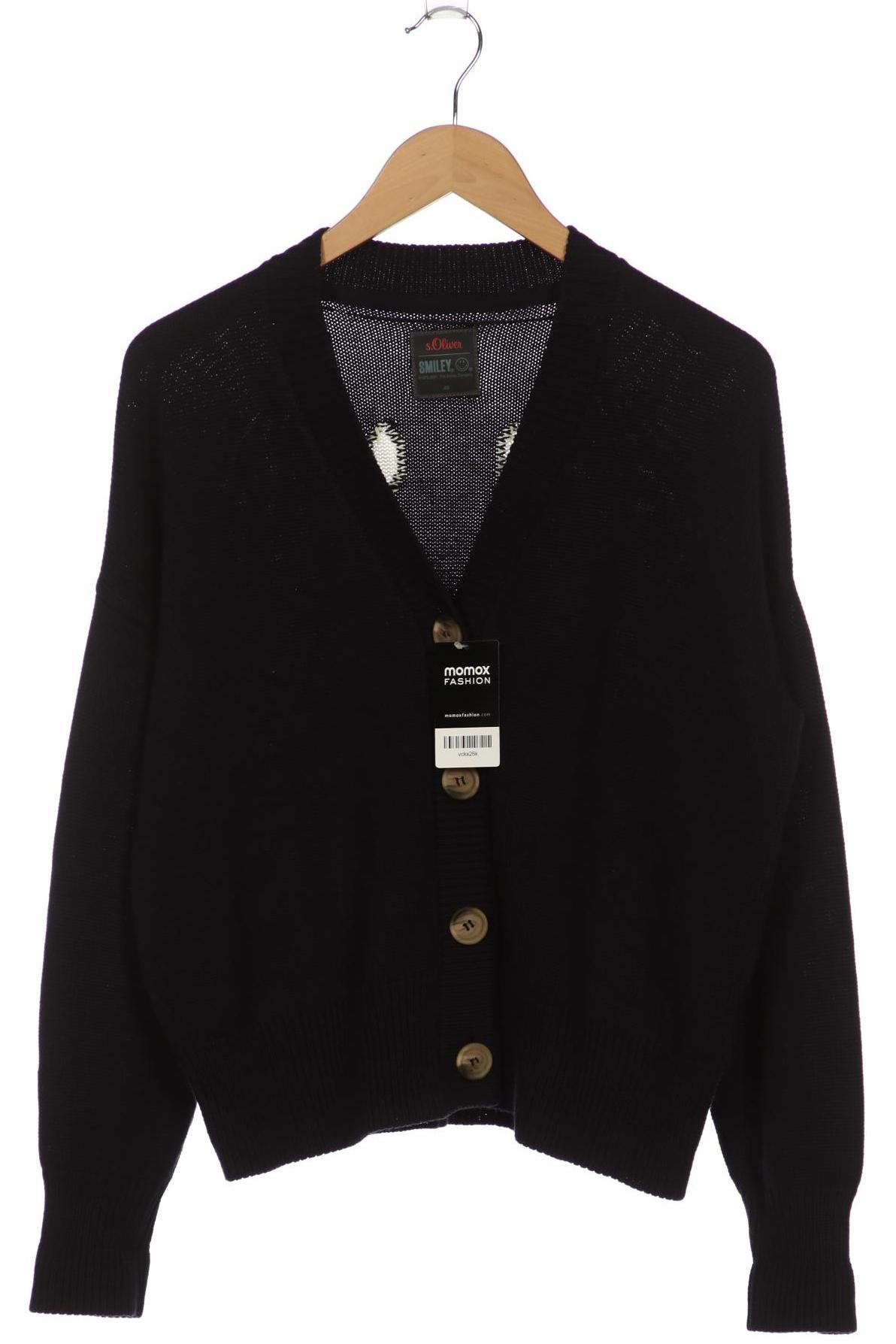 

s.Oliver Damen Strickjacke, marineblau, Gr. 40