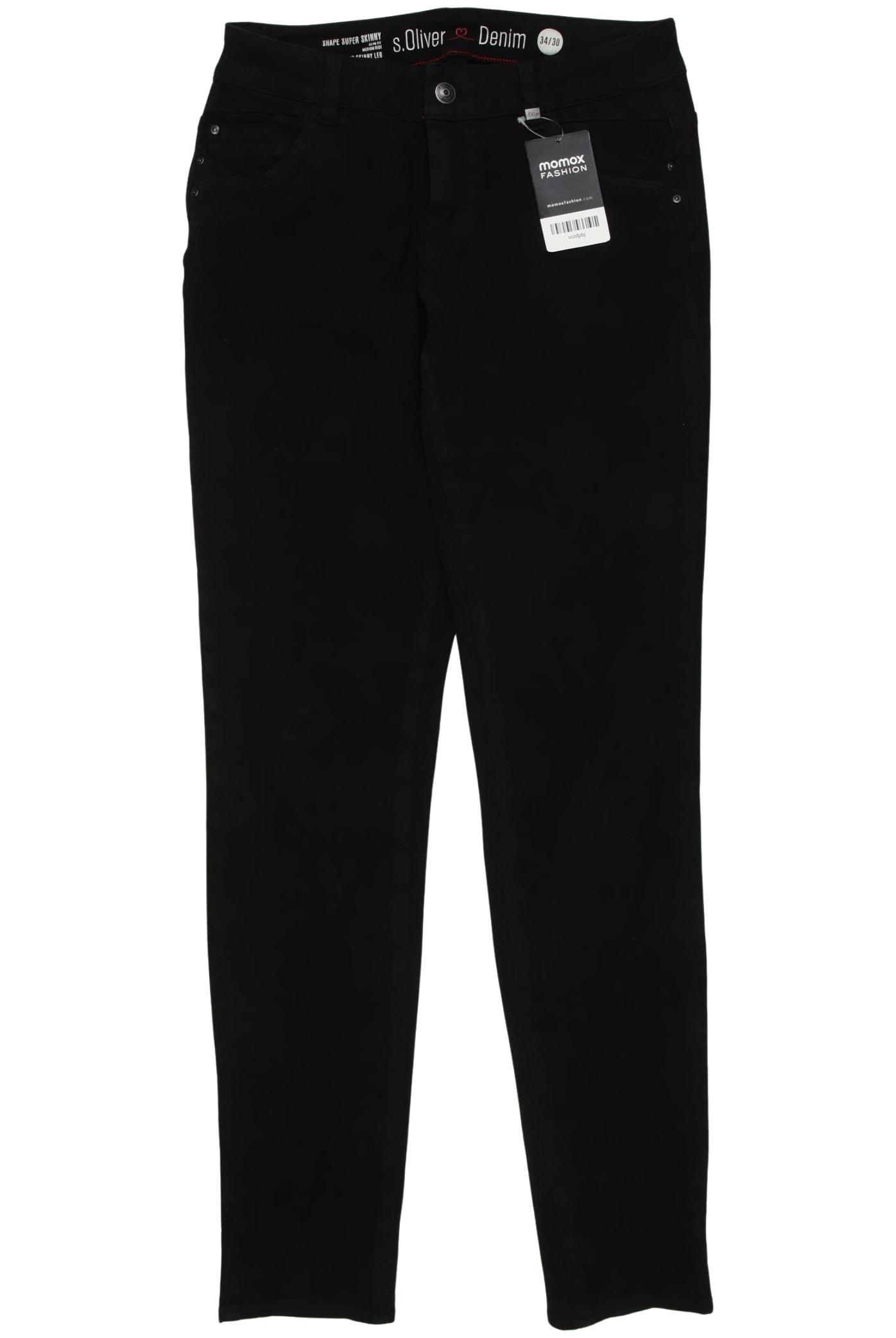 

s.Oliver Damen Jeans, schwarz, Gr. 34