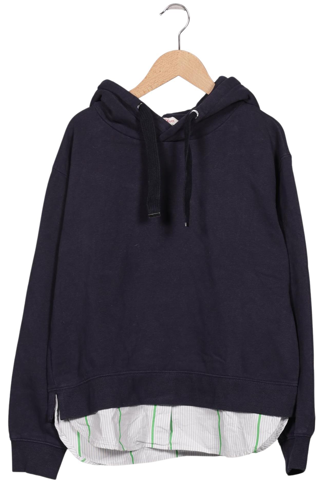 

s.Oliver Damen Kapuzenpullover, marineblau, Gr. 36