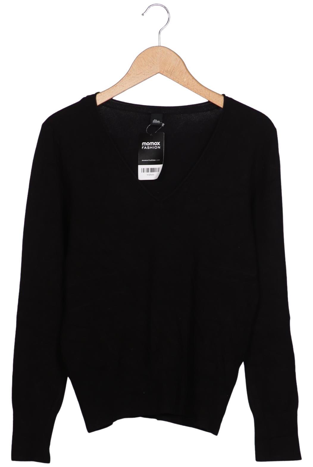 

s.Oliver Damen Pullover, schwarz, Gr. 40