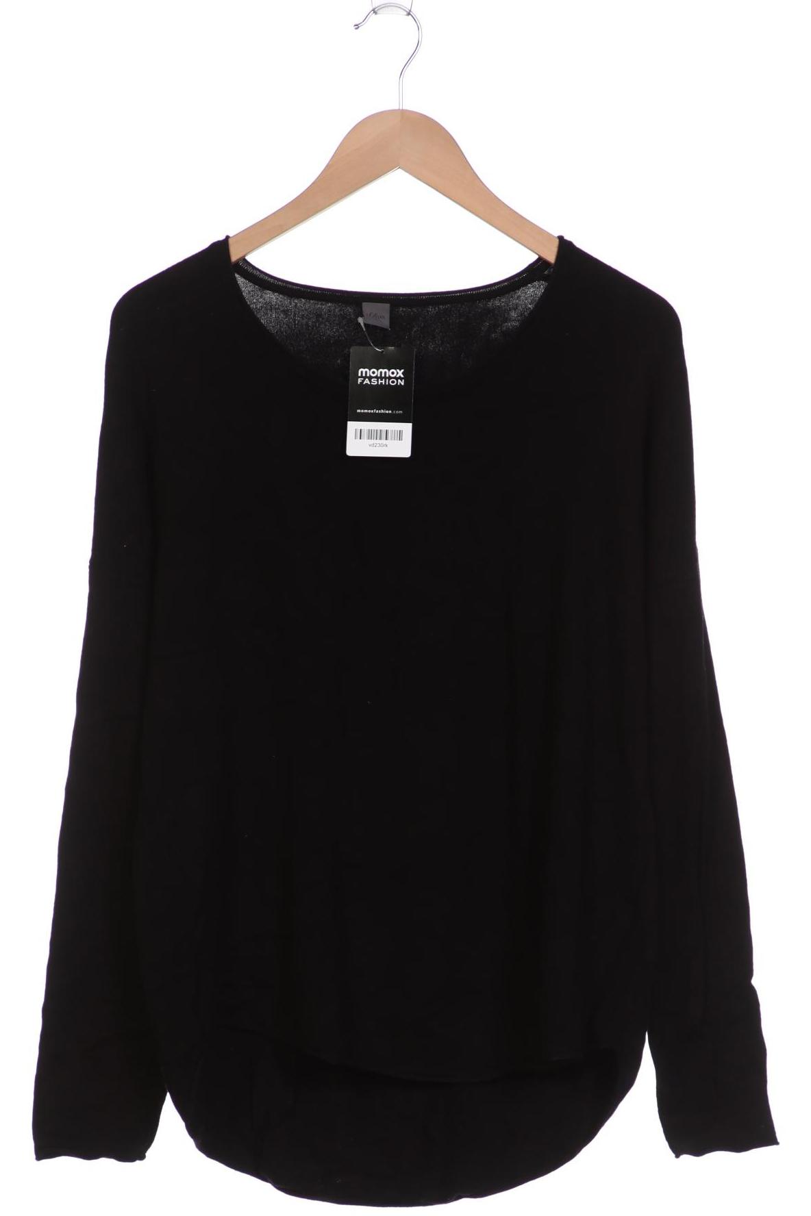 

s.Oliver Damen Pullover, schwarz