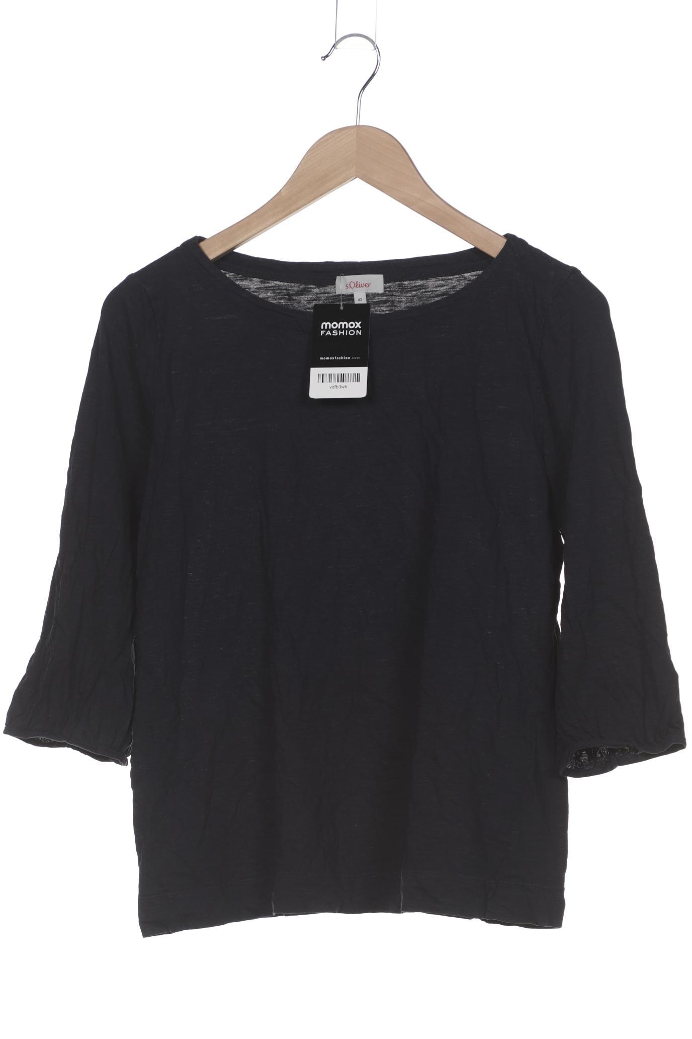 

s.Oliver Damen Langarmshirt, marineblau, Gr. 42