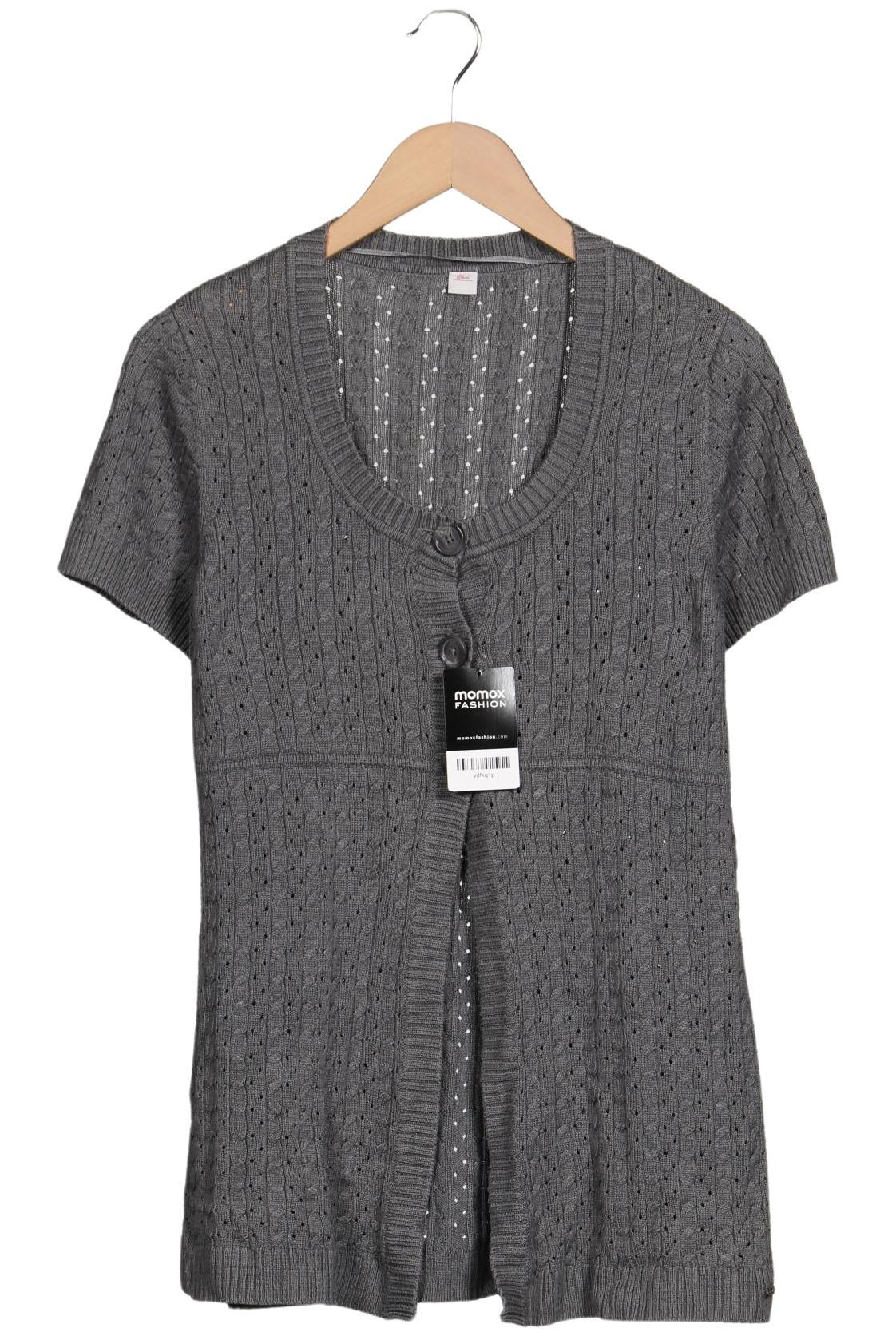 

s.Oliver Damen Strickjacke, grau, Gr. 46