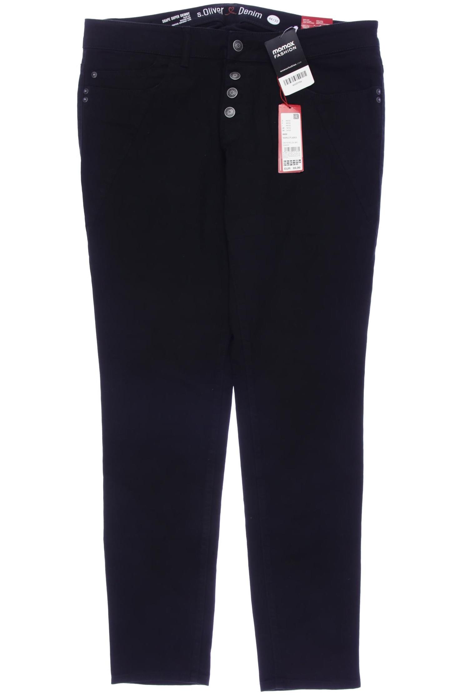 

s.Oliver Damen Jeans, schwarz, Gr. 44