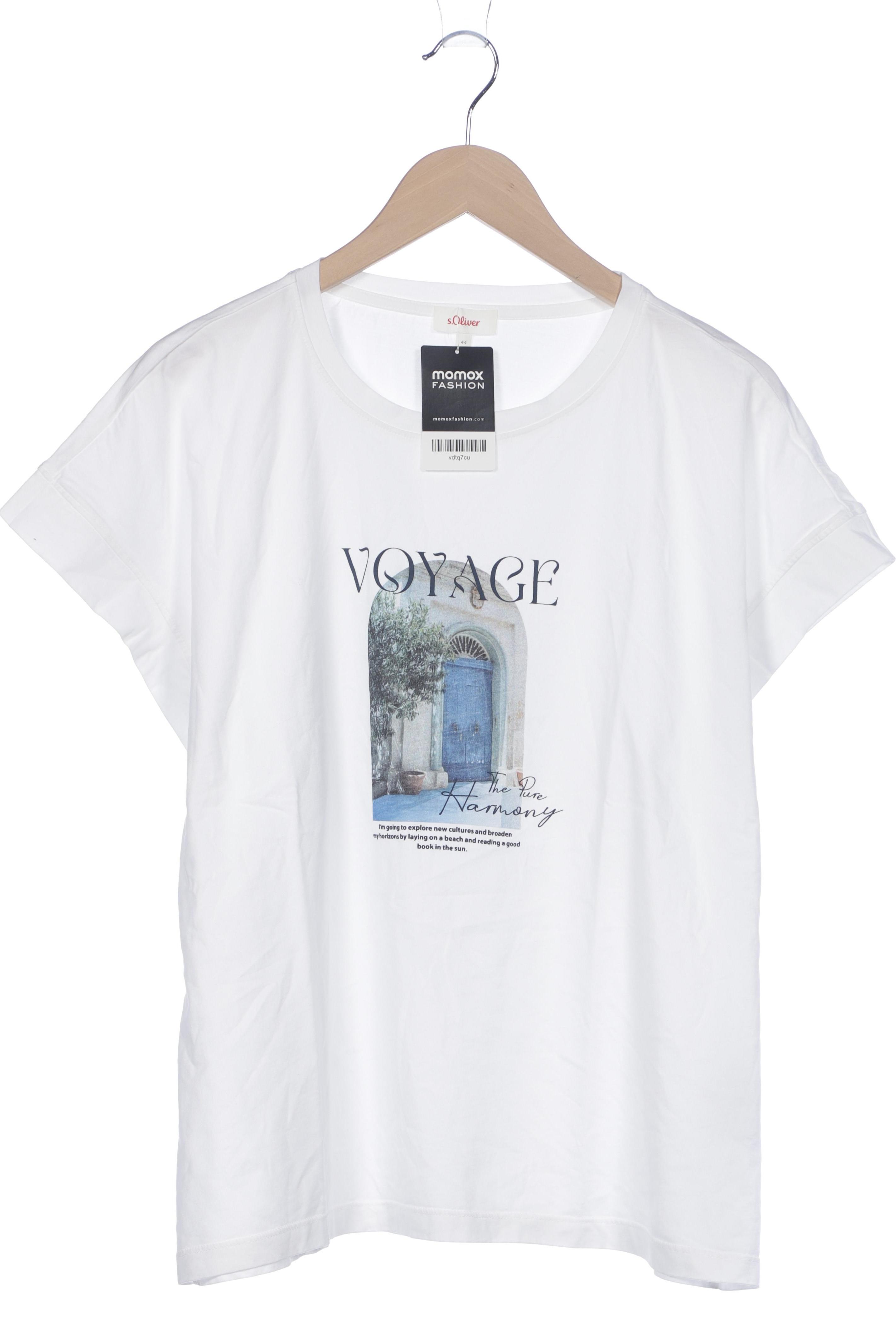 

s.Oliver Damen T-Shirt, weiß, Gr. 44
