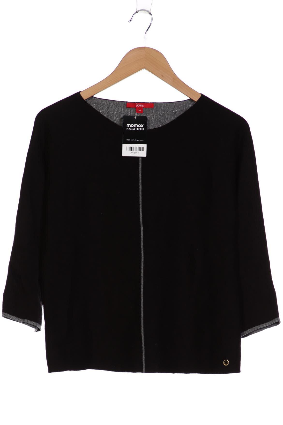 

s.Oliver Damen Pullover, schwarz, Gr. 36
