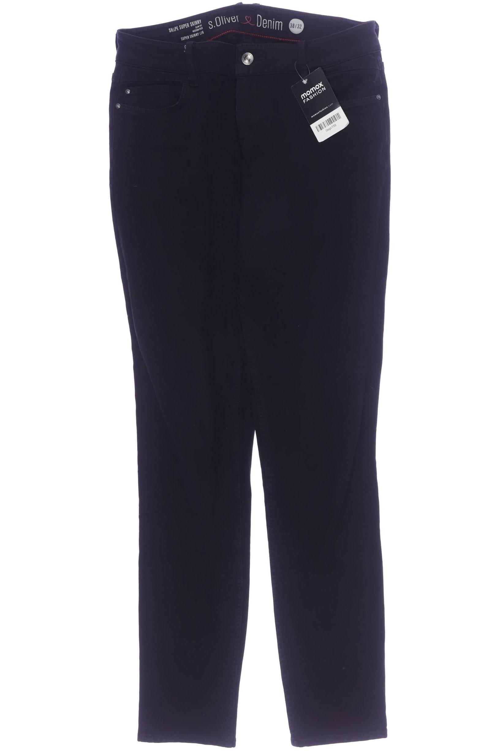 

s.Oliver Damen Jeans, schwarz, Gr. 38
