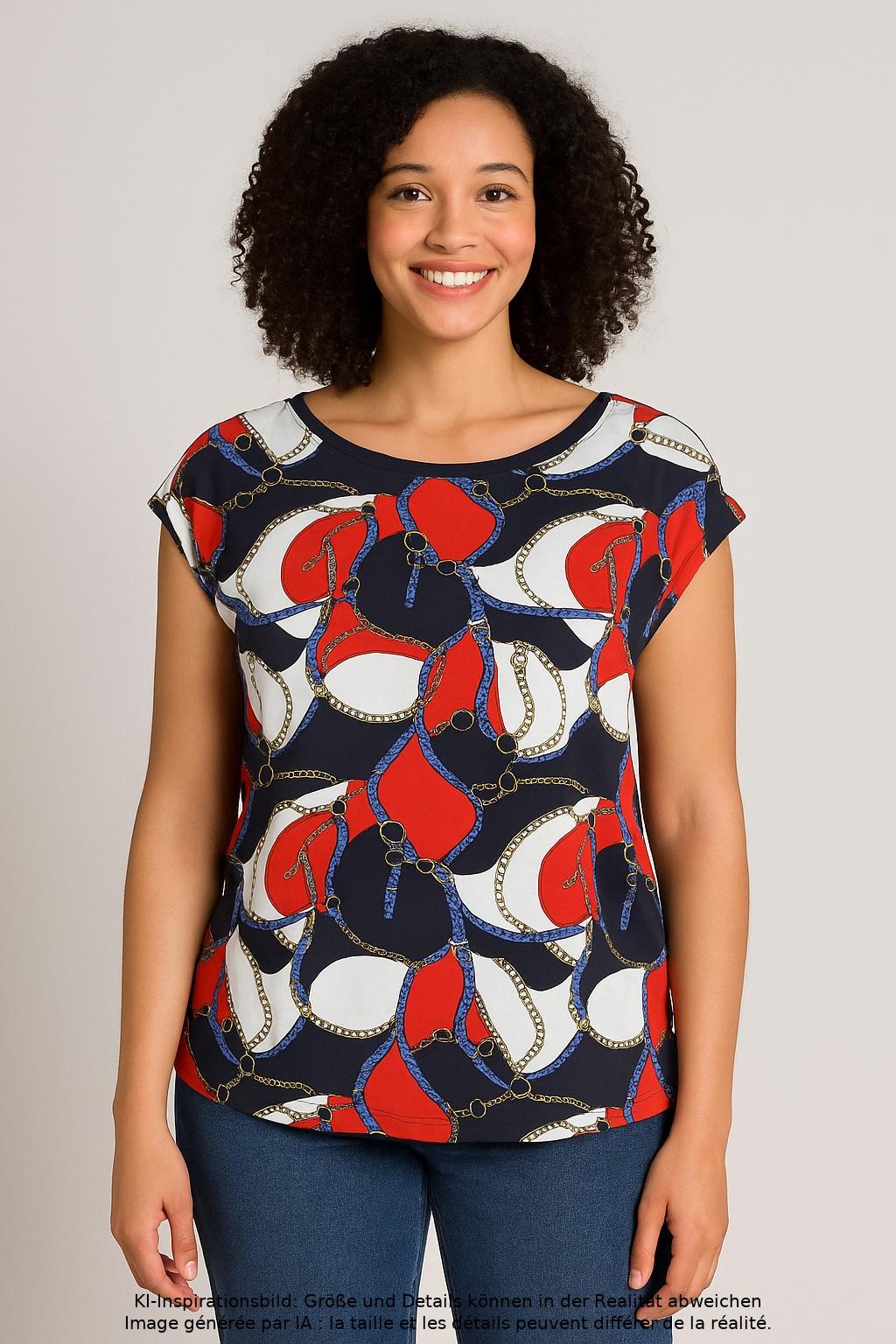 

s.Oliver Damen T-Shirt, mehrfarbig, Gr. 40