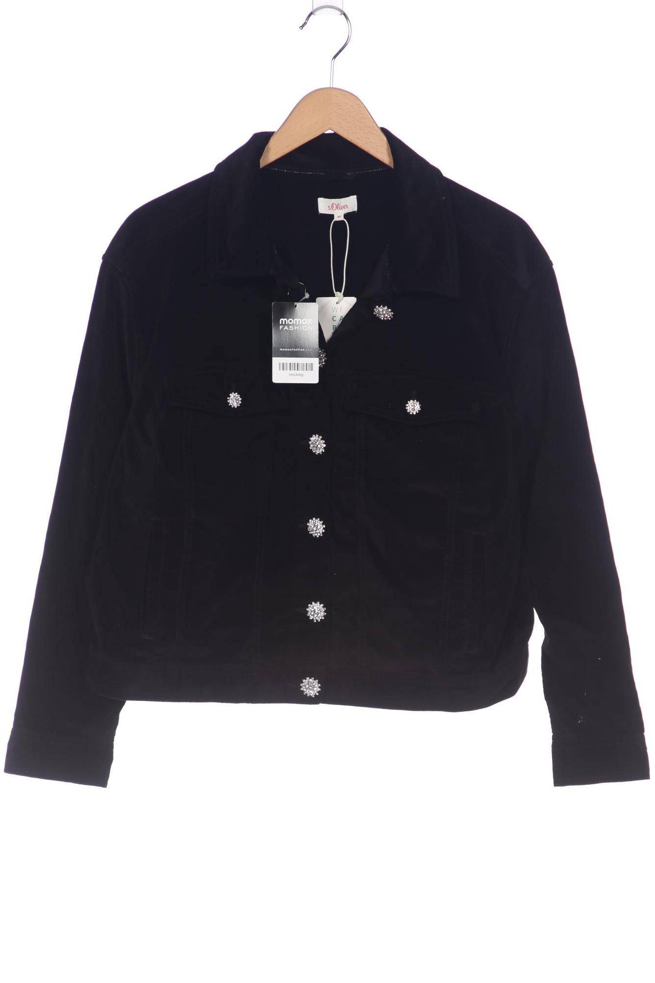 

s.Oliver Damen Jacke, schwarz, Gr. 44