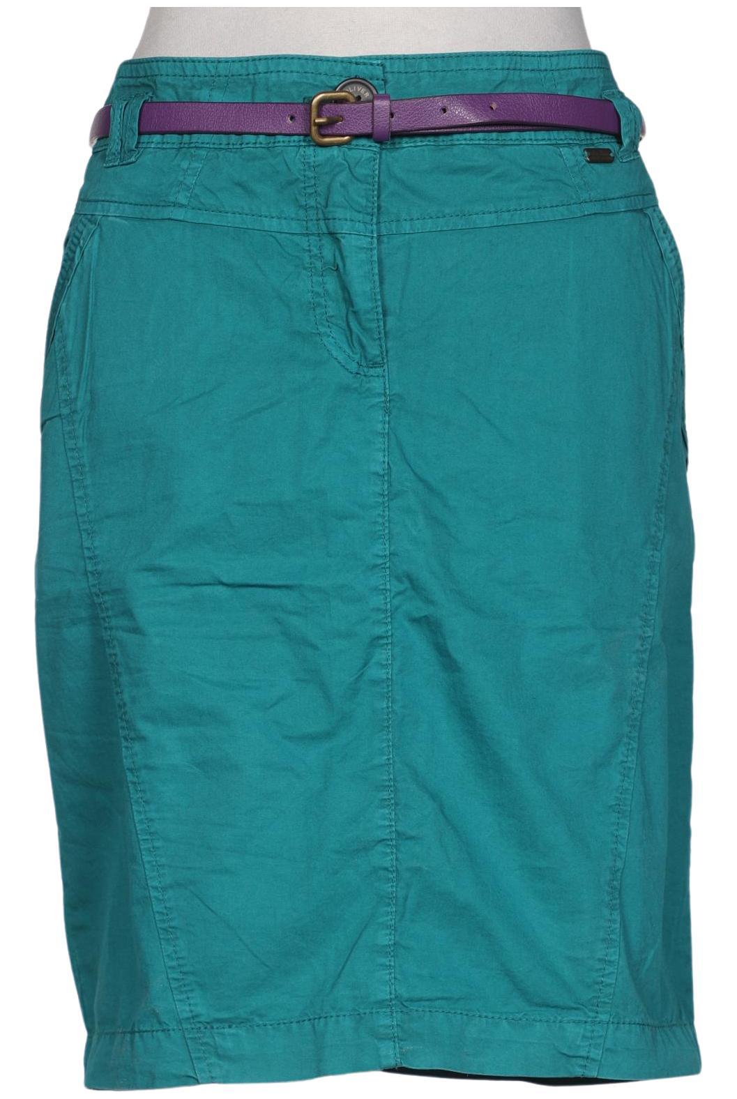 

s.Oliver Damen Rock, türkis, Gr. 40