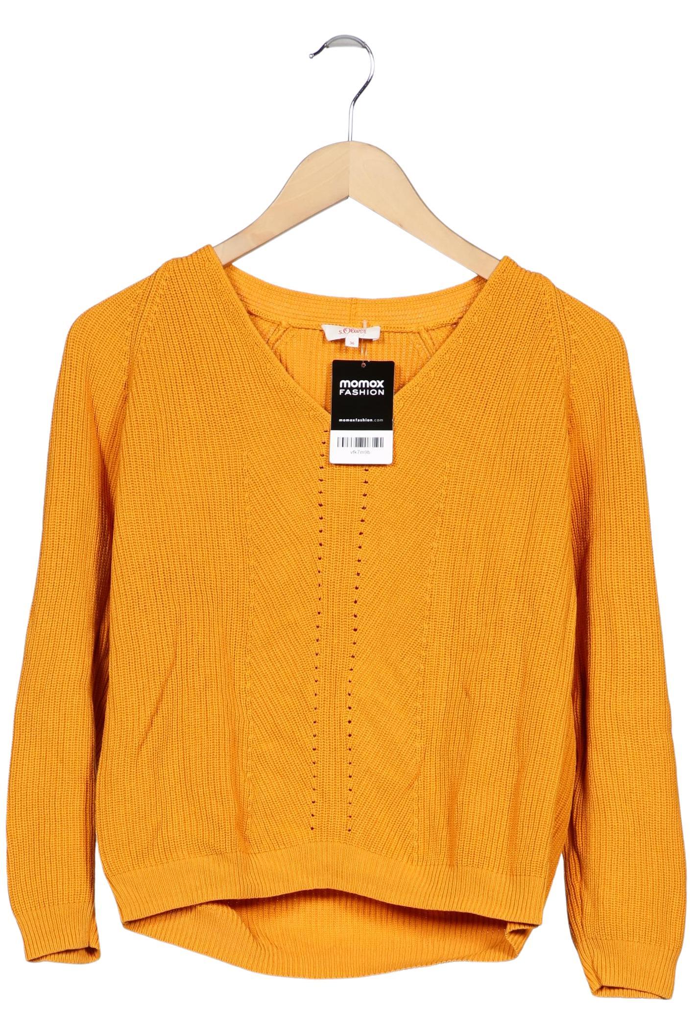 

s.Oliver Damen Pullover, orange, Gr. 36