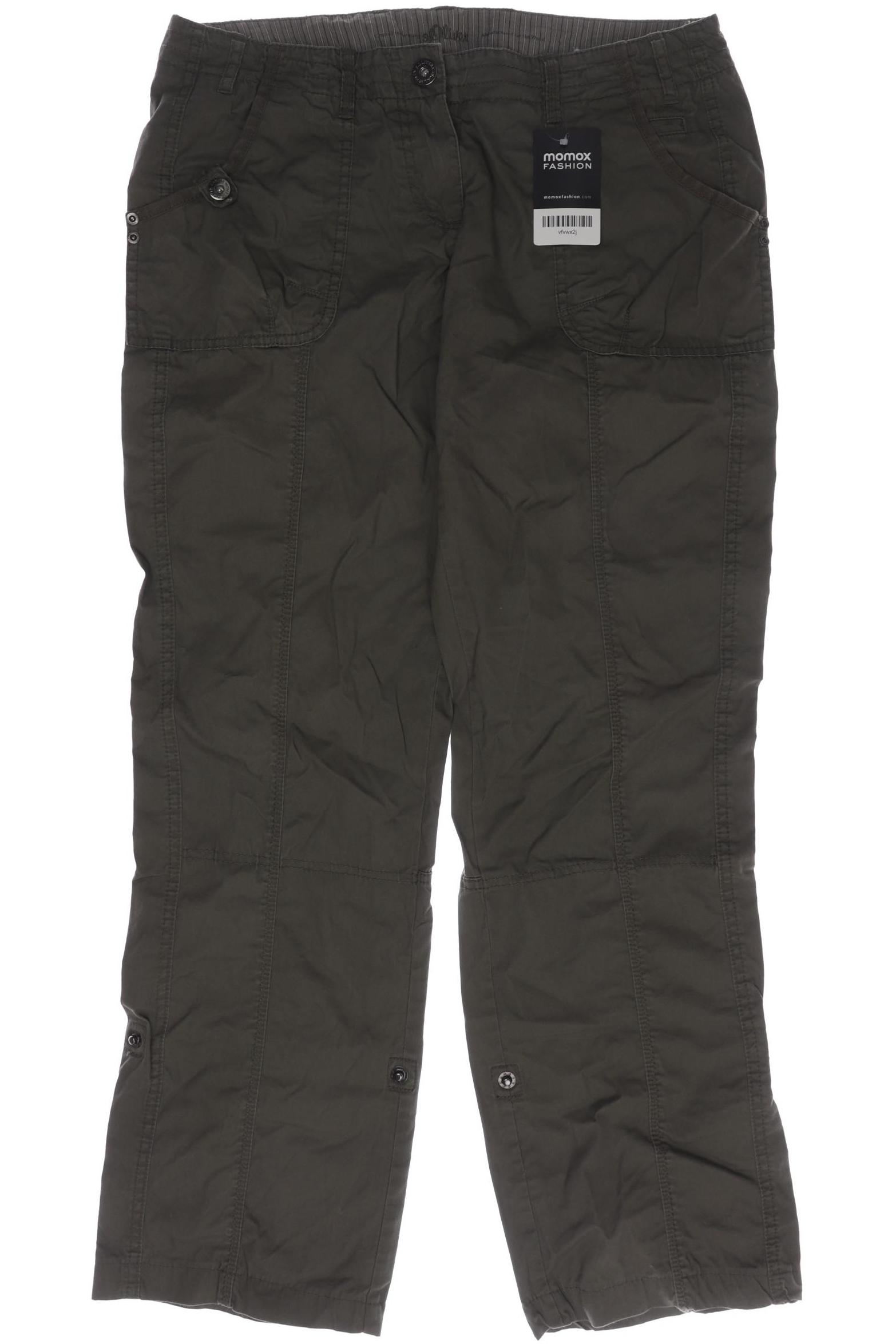 

s.Oliver Damen Stoffhose, grün, Gr. 40