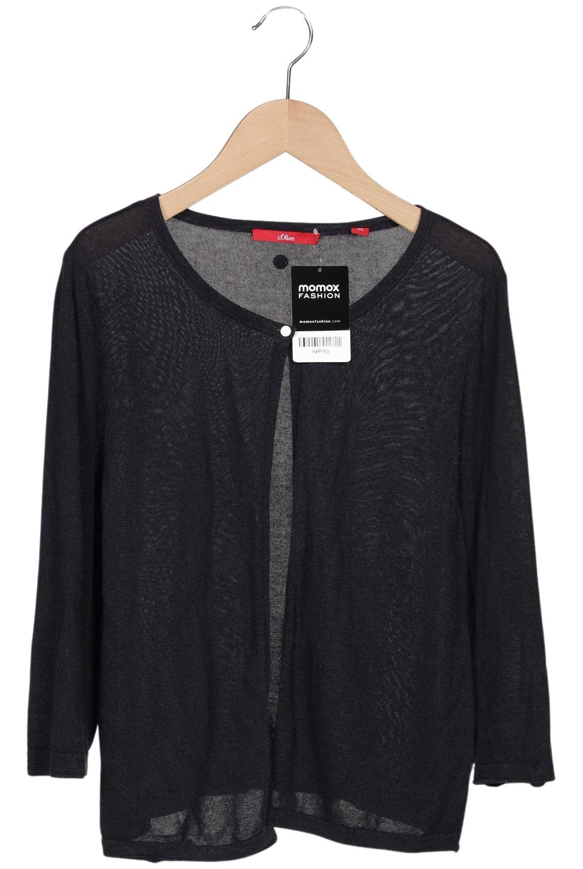 

s.Oliver Damen Strickjacke, marineblau, Gr. 40