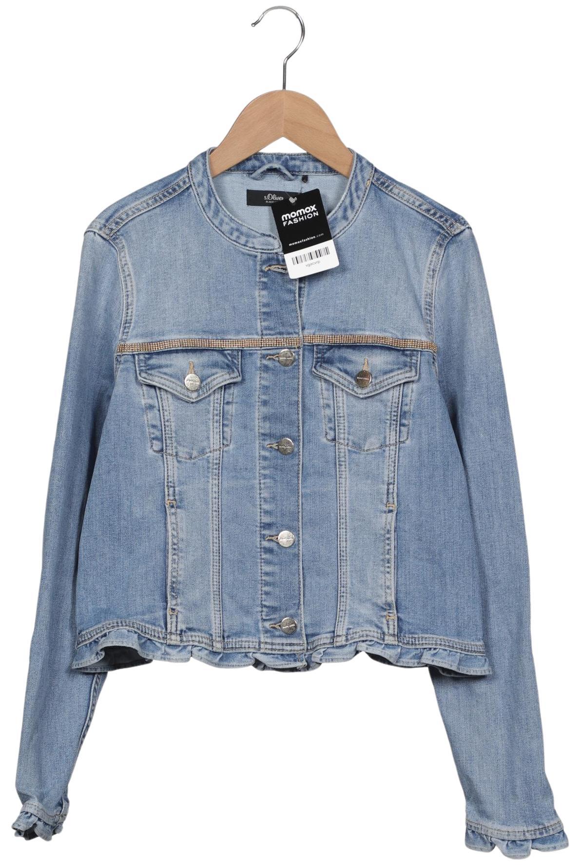 

s.Oliver Damen Jacke, hellblau, Gr. 36