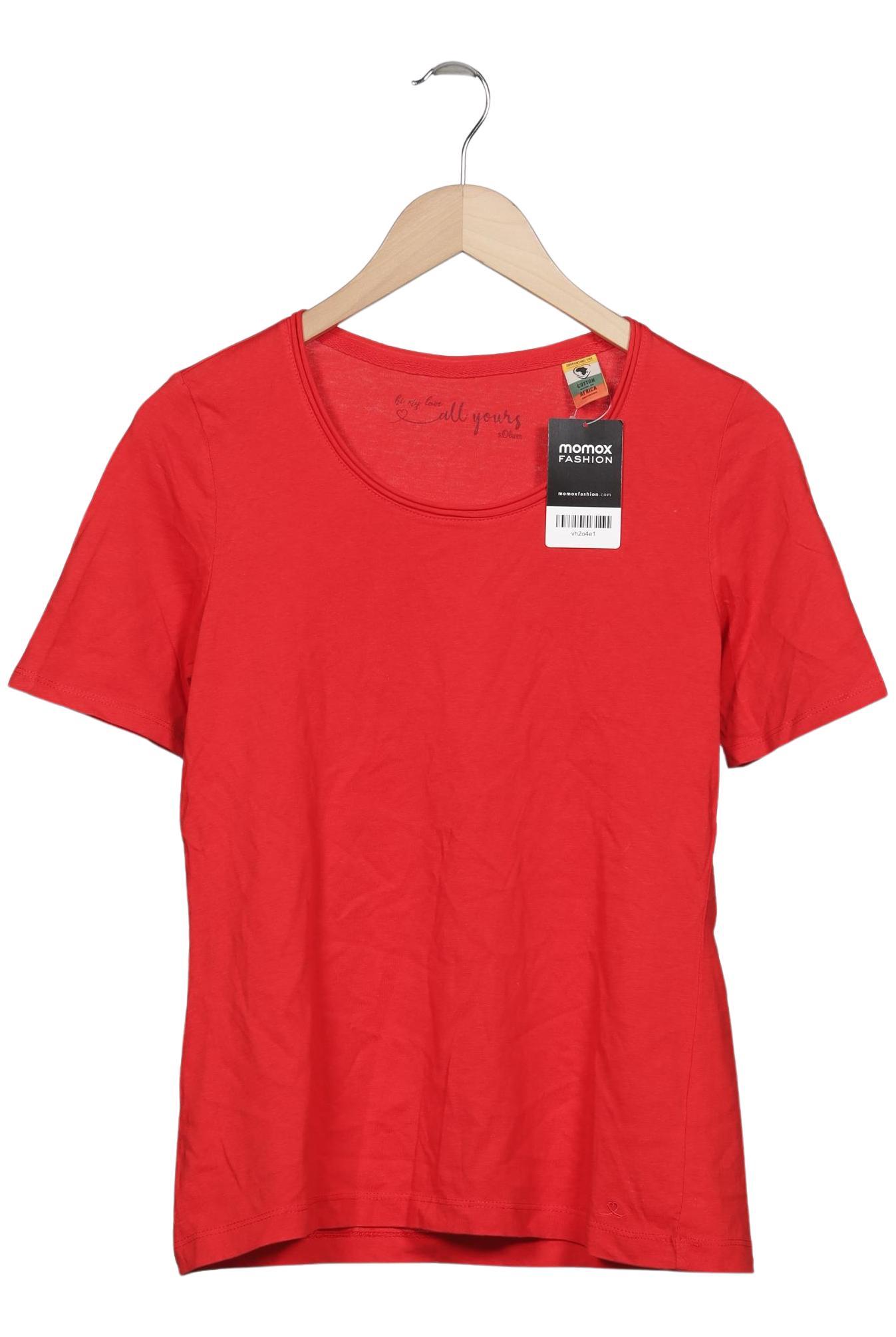 

s.Oliver Damen T-Shirt, rot, Gr. 40