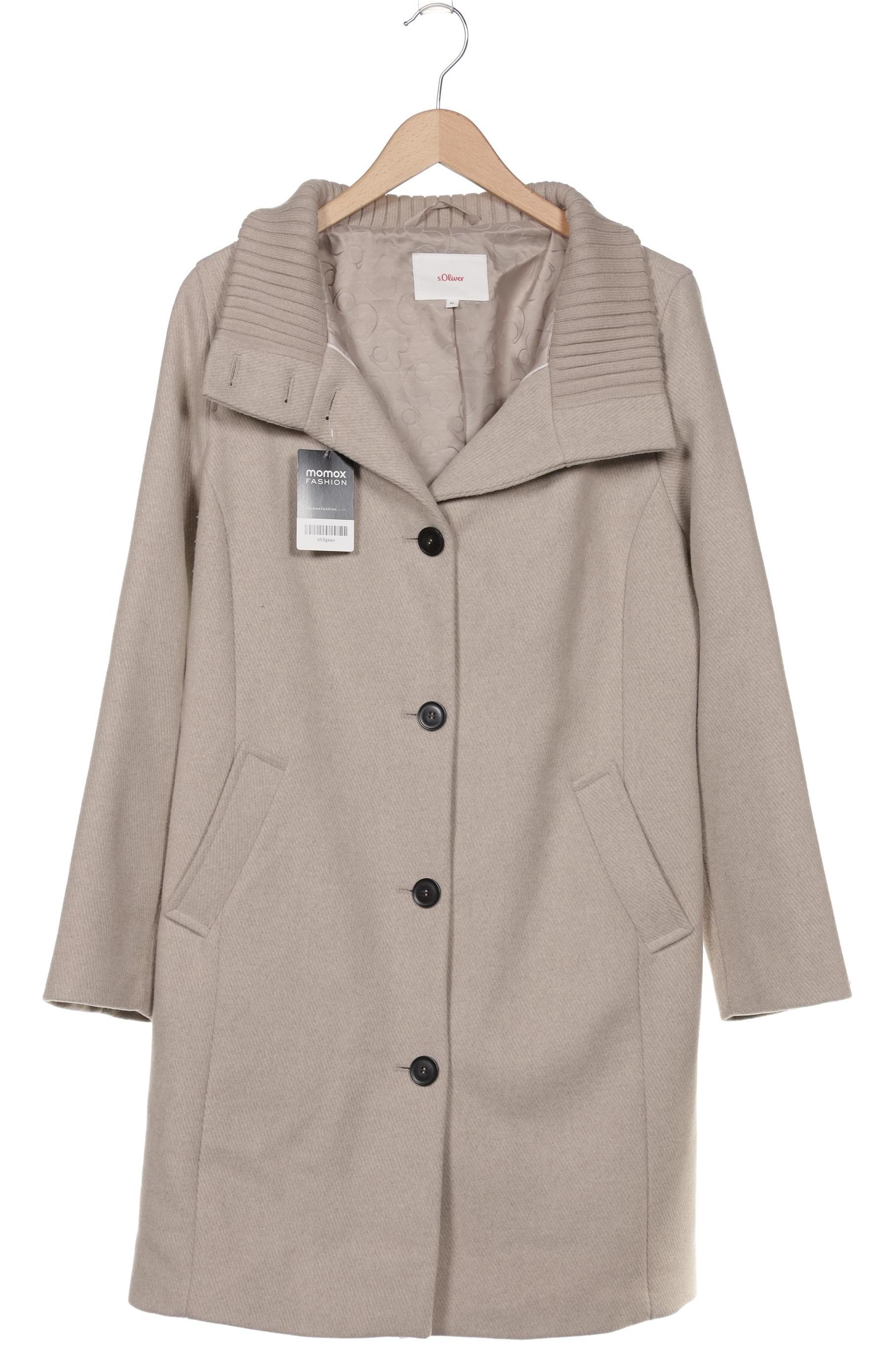 

s.Oliver Damen Mantel, beige, Gr. 42