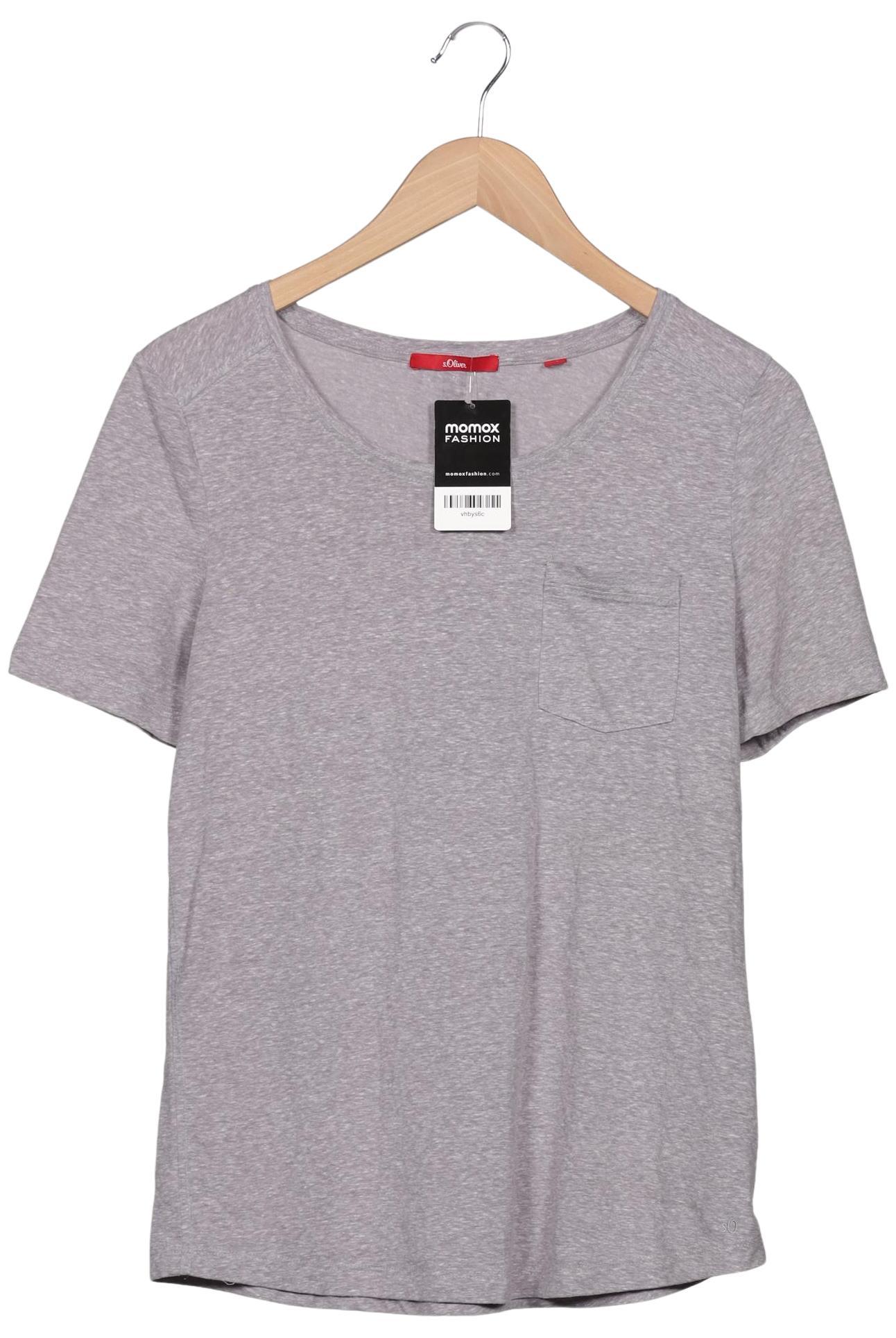 

s.Oliver Damen T-Shirt, grau, Gr. 40