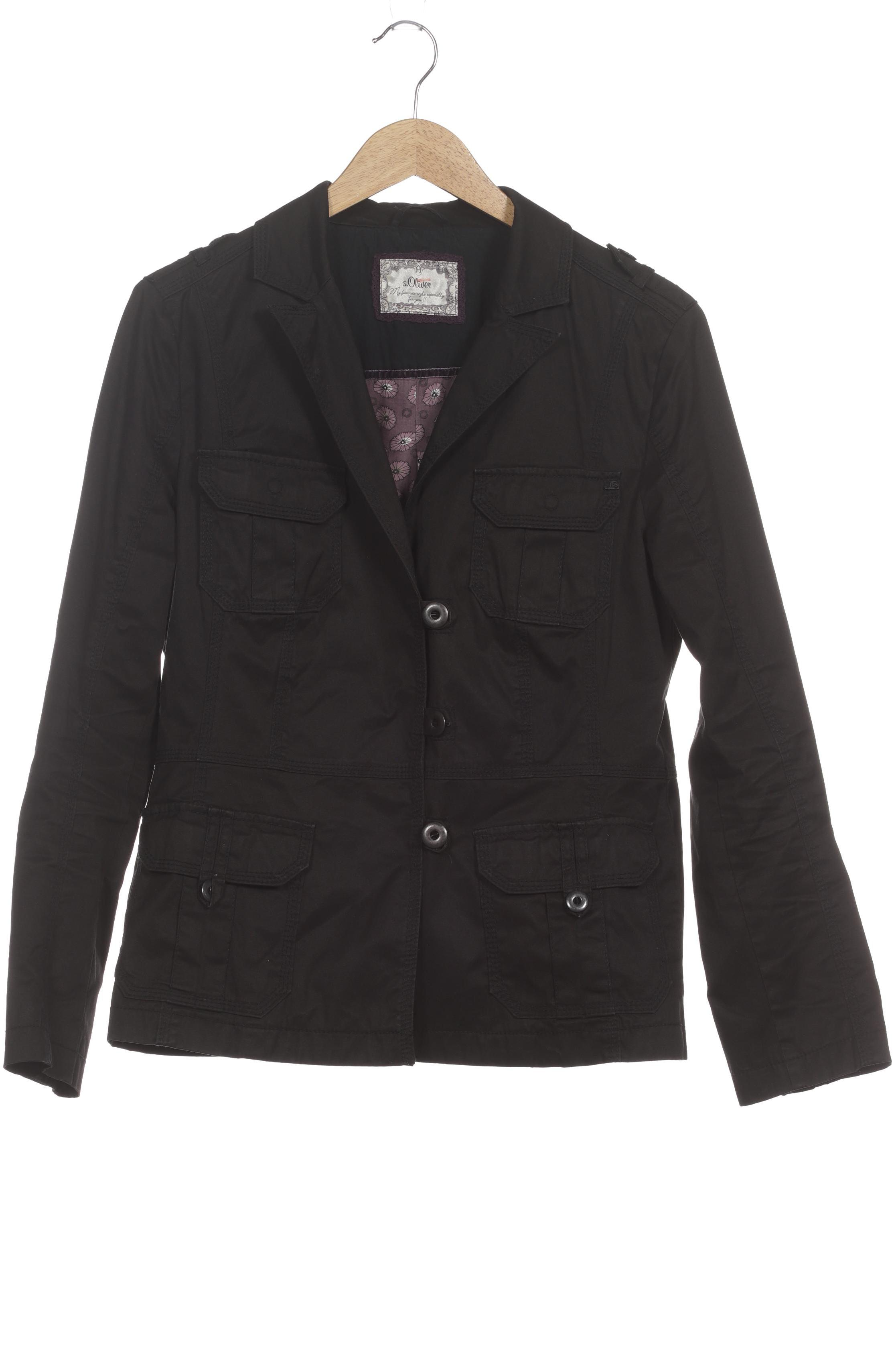 

s.Oliver Damen Jacke, schwarz, Gr. 42