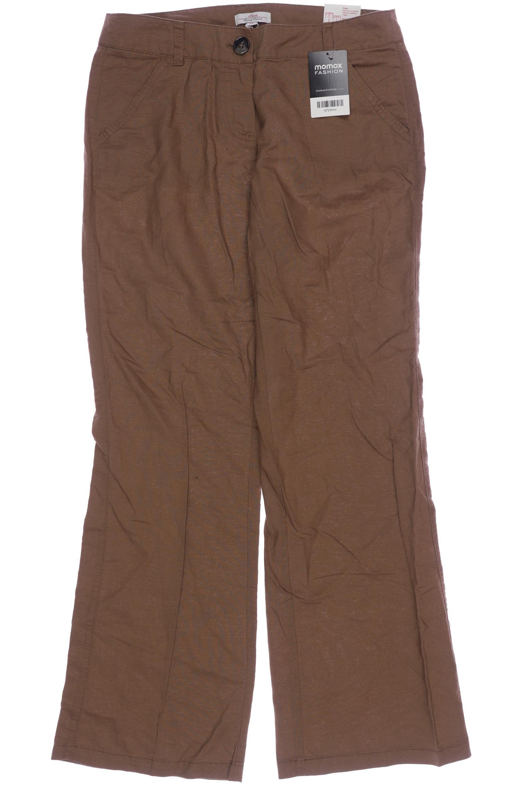 

s.Oliver Damen Stoffhose, braun, Gr. 36