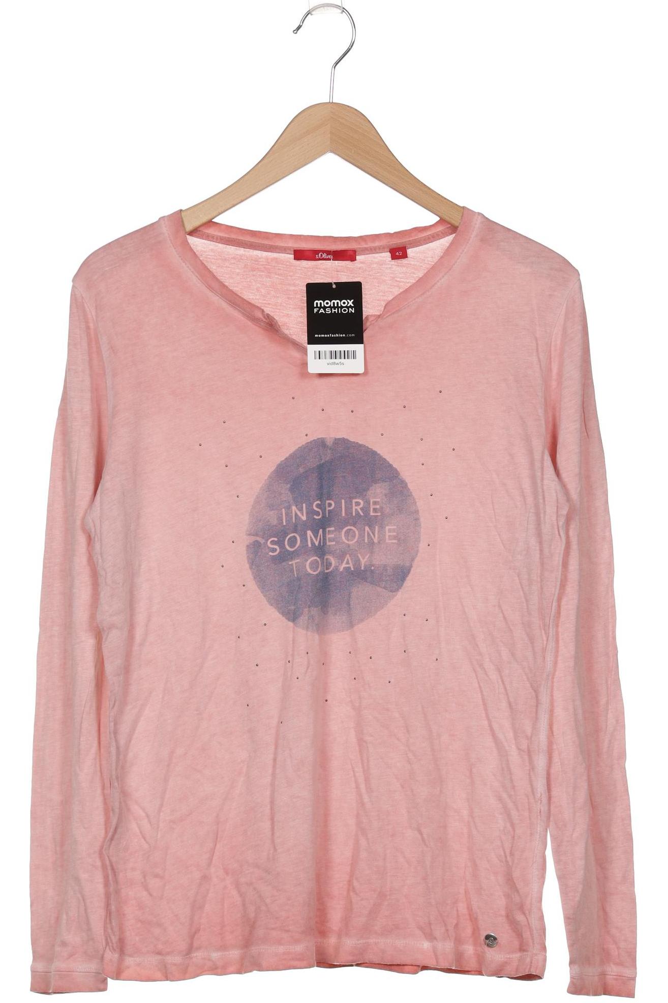 

s.Oliver Damen Langarmshirt, pink, Gr. 42