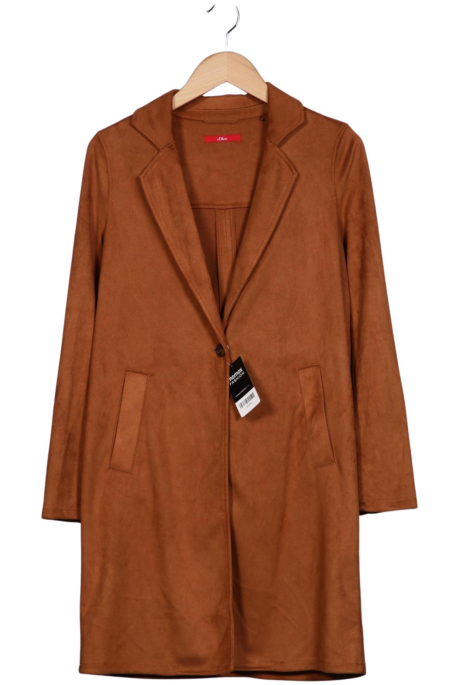 

s.Oliver Damen Mantel, braun, Gr. 36