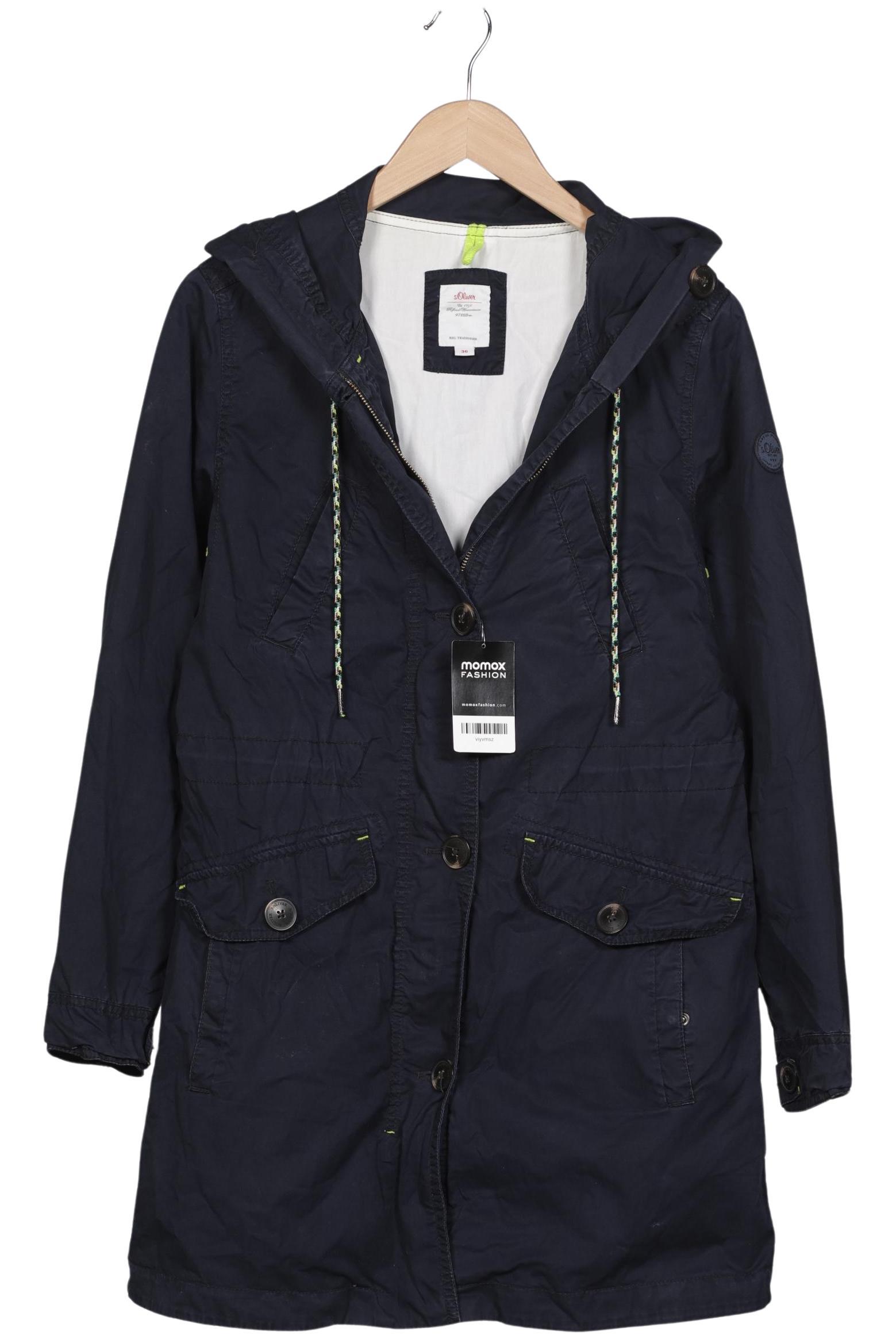 

s.Oliver Damen Mantel, marineblau, Gr. 36