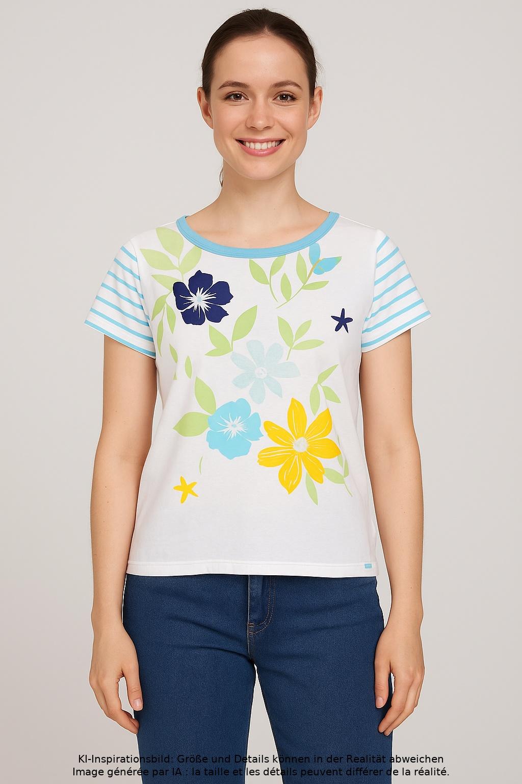 

s.Oliver Damen T-Shirt, mehrfarbig, Gr. 38