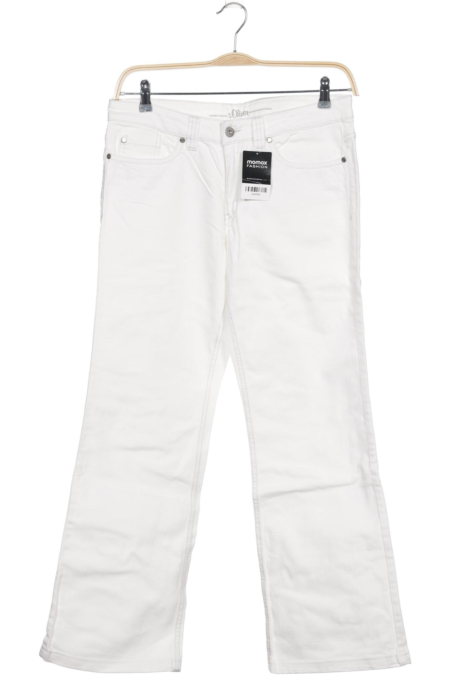 

s.Oliver Damen Jeans, weiß, Gr. 42