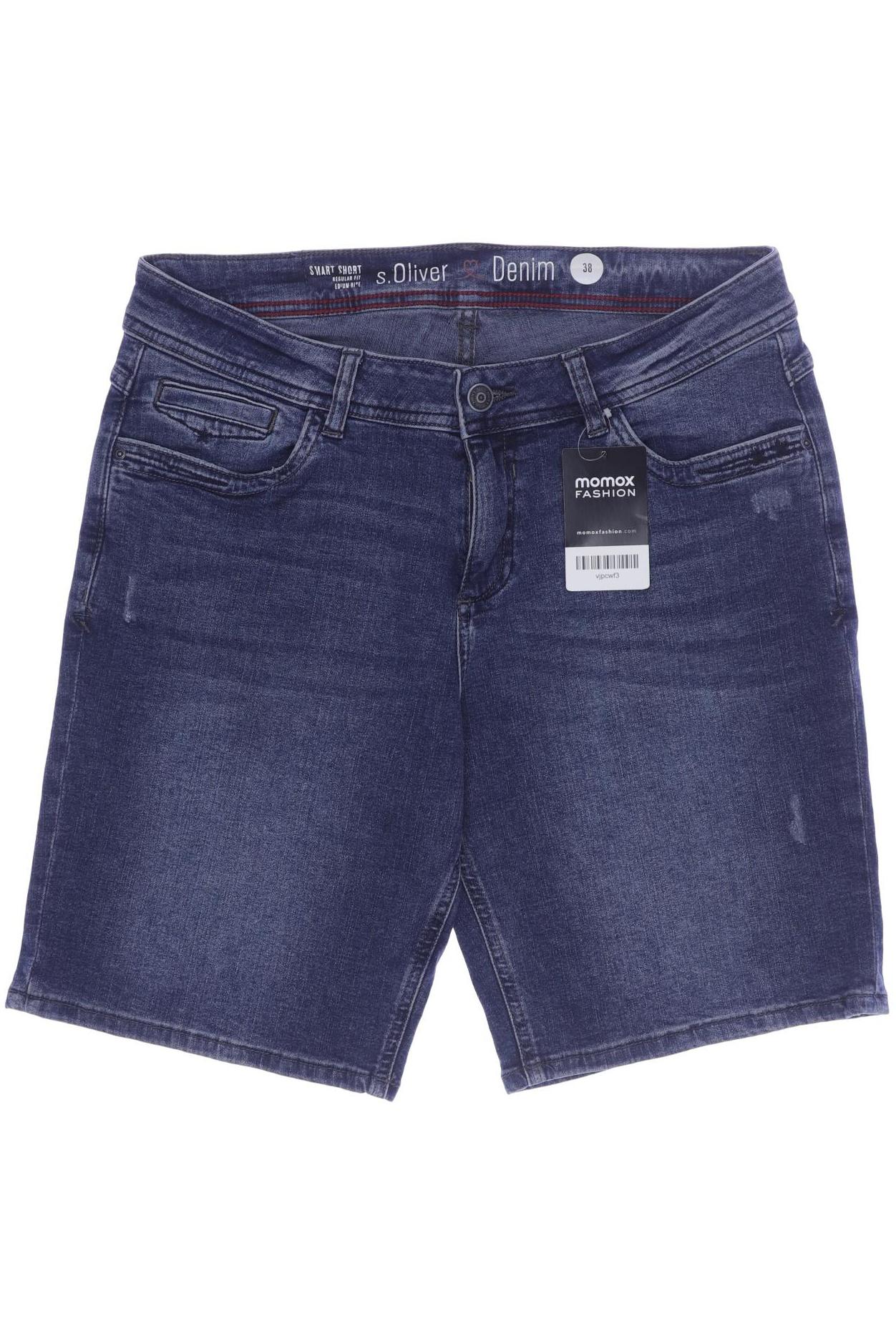 

s.Oliver Damen Shorts, blau, Gr. 38